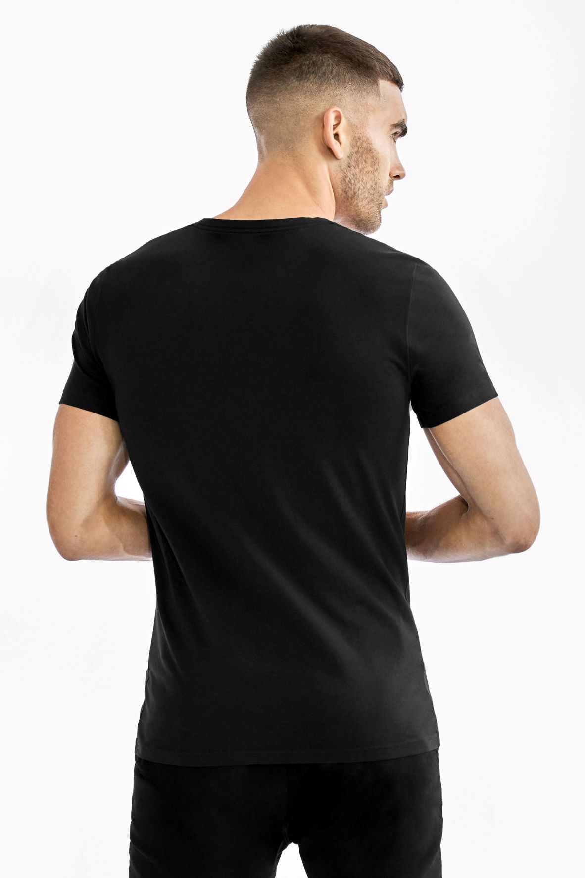 Bread & Boxer 2*Crew-Neck Black