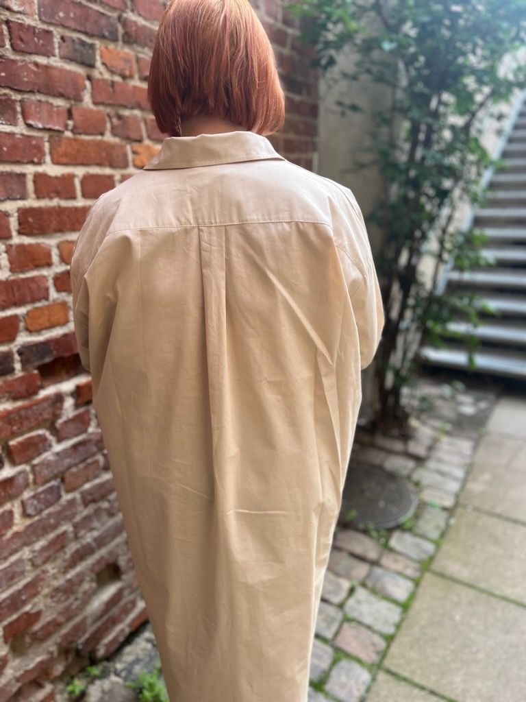 Julia Long Shirt Beige