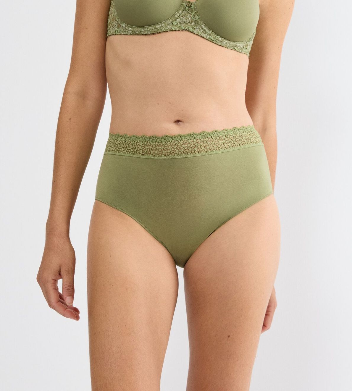 Feel Of Modal Midi Olive Gold 7855