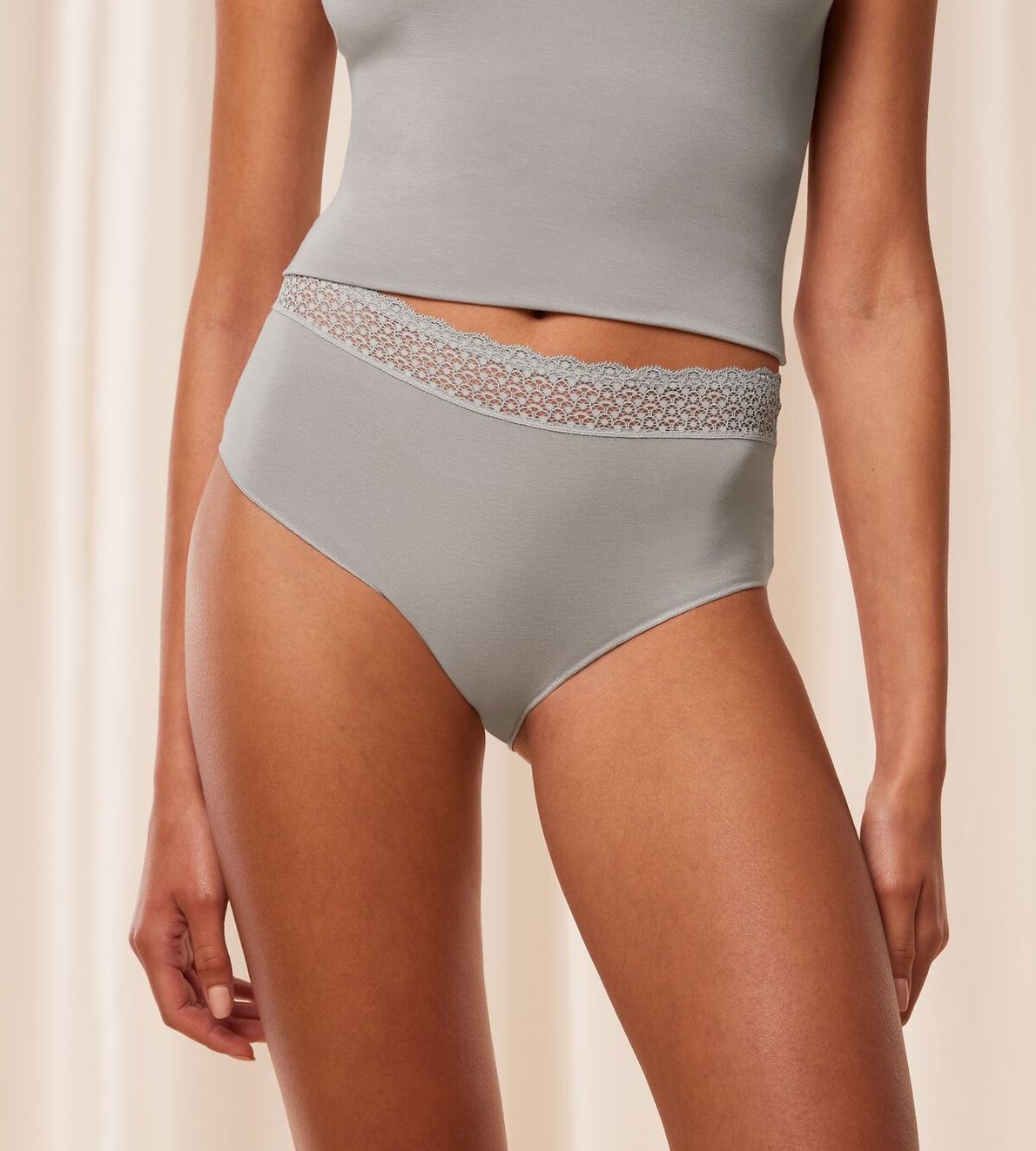 Feel Of Modal Midi Silent Grey 7816