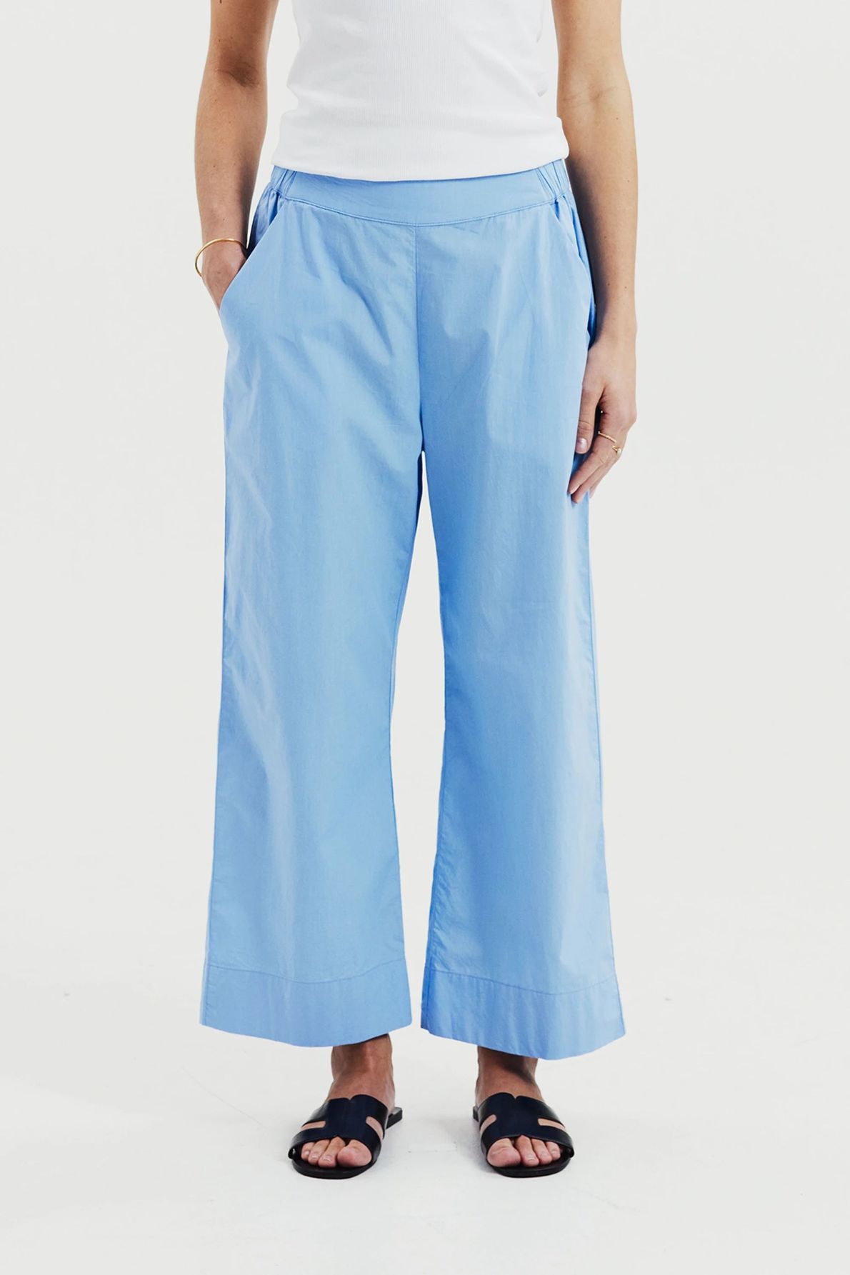 Bread & Boxer Poplin Pant Air Blue