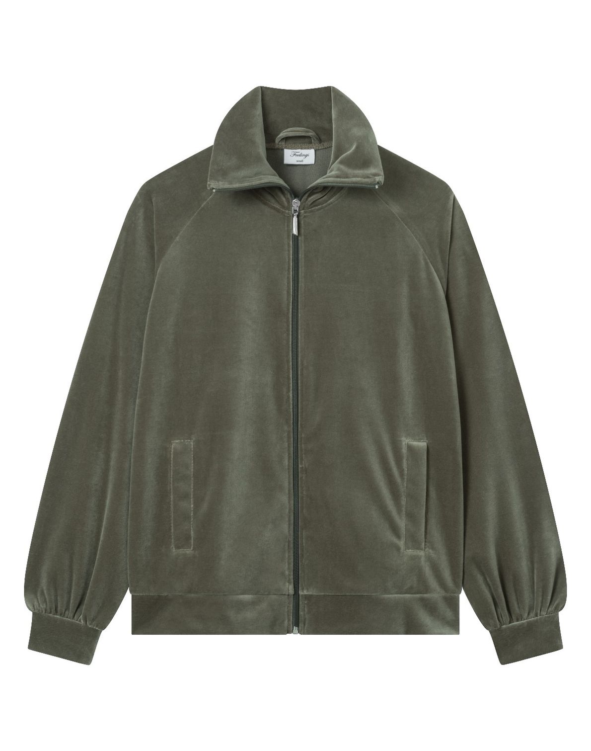 Vivian Jacket Velour Olive