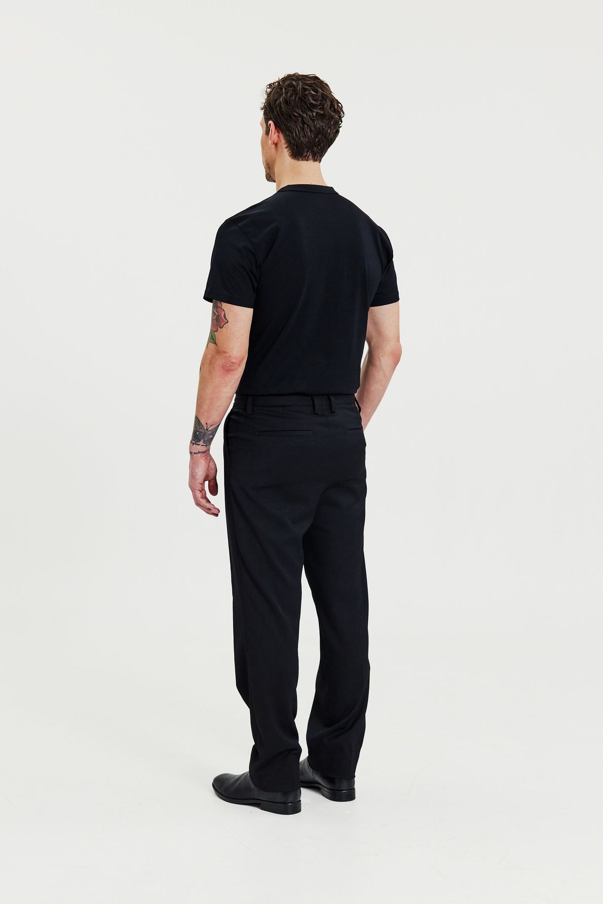 Bread & Boxer Crew-Neck Pima Black