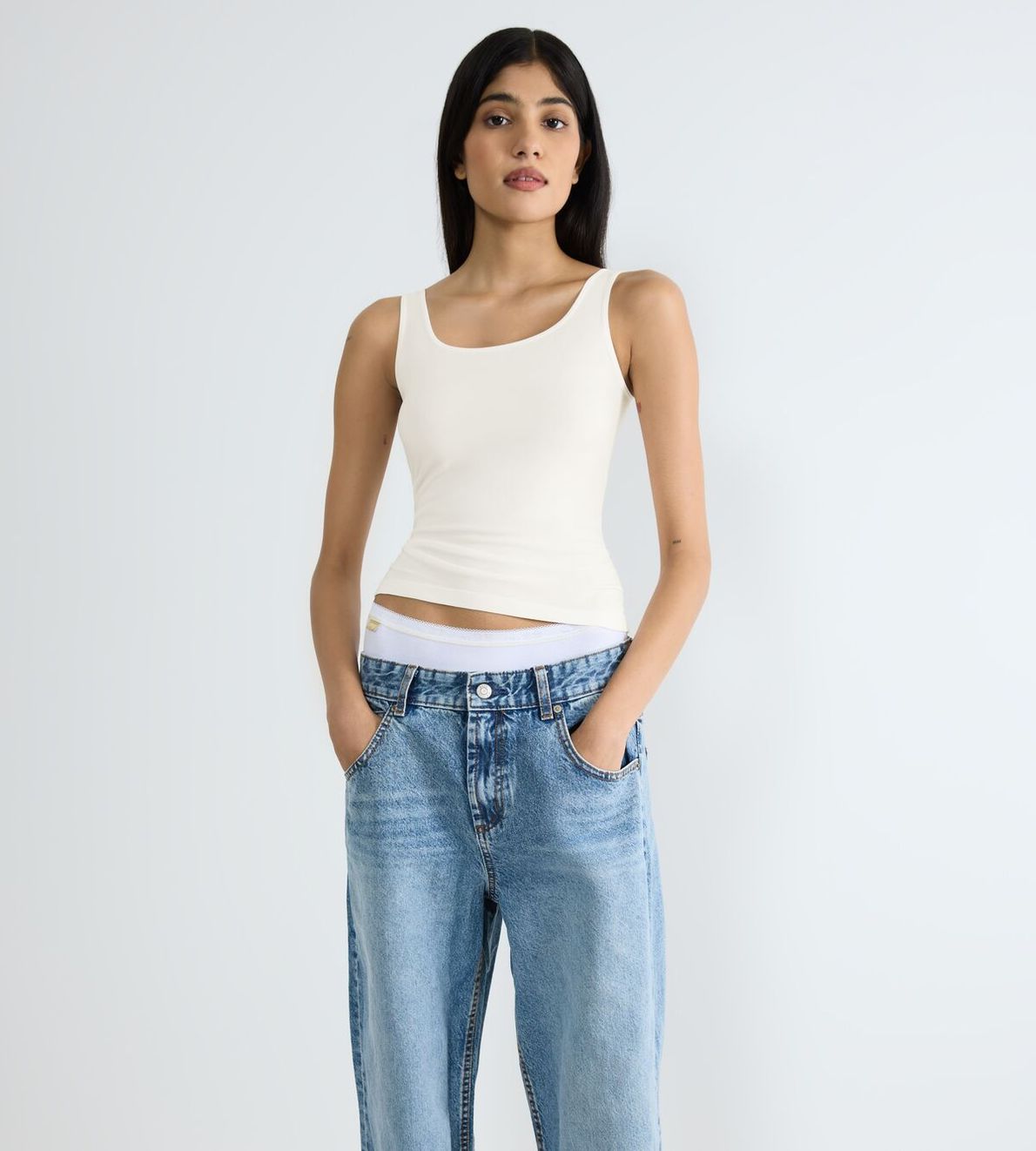 Sloggi Go Sense Tank Top Silk White 00Gz