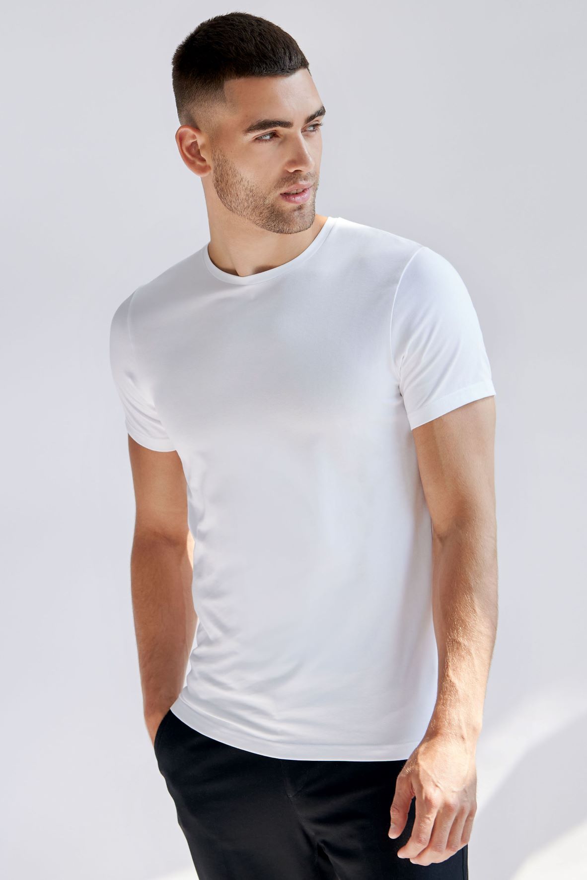 Bread & Boxer 2*Crew-Neck White