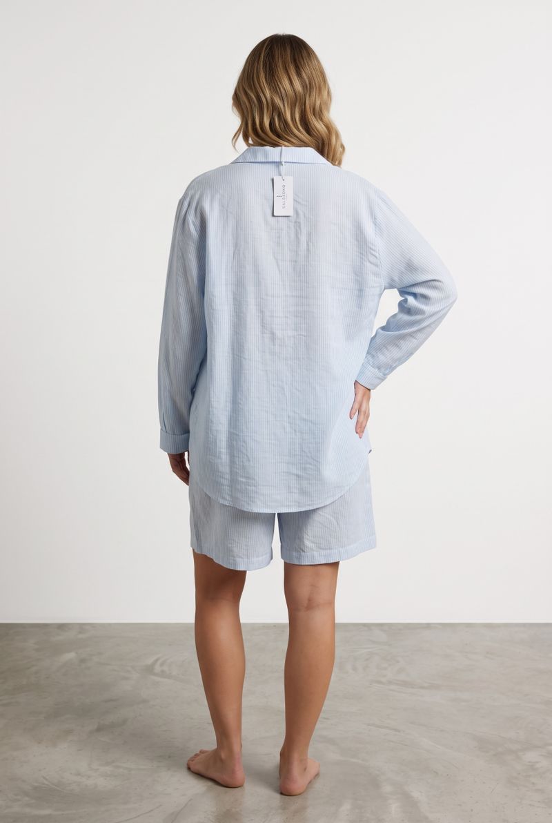 Line Shirt Blue Stripes