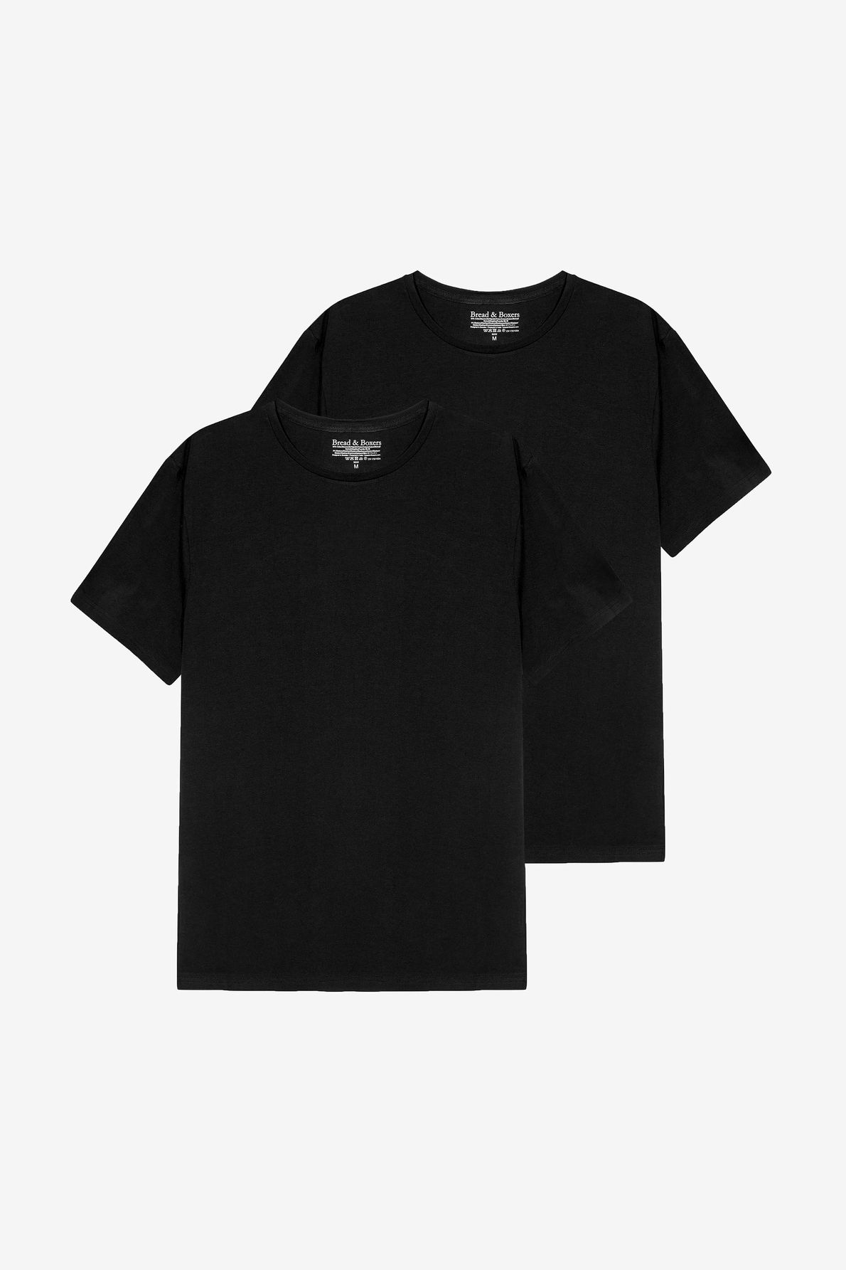 Bread & Boxer 2*Crew-Neck Black