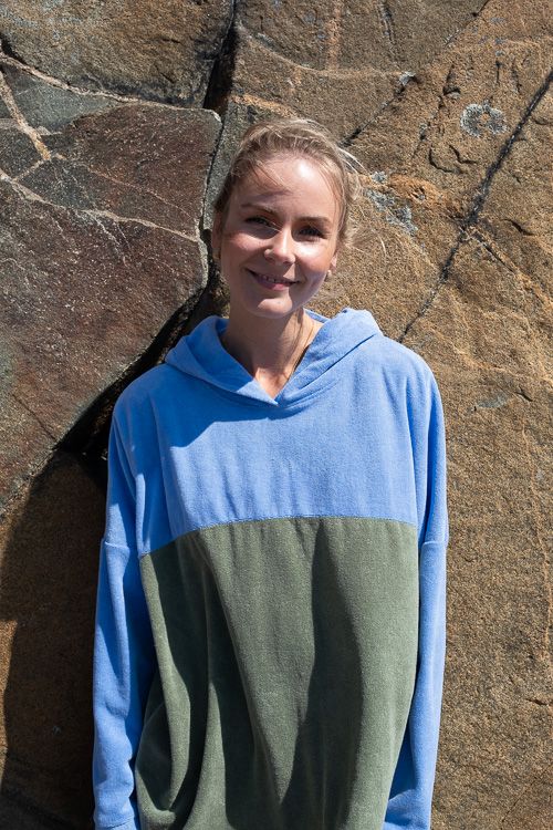 Grace Hoodie Blue&Green