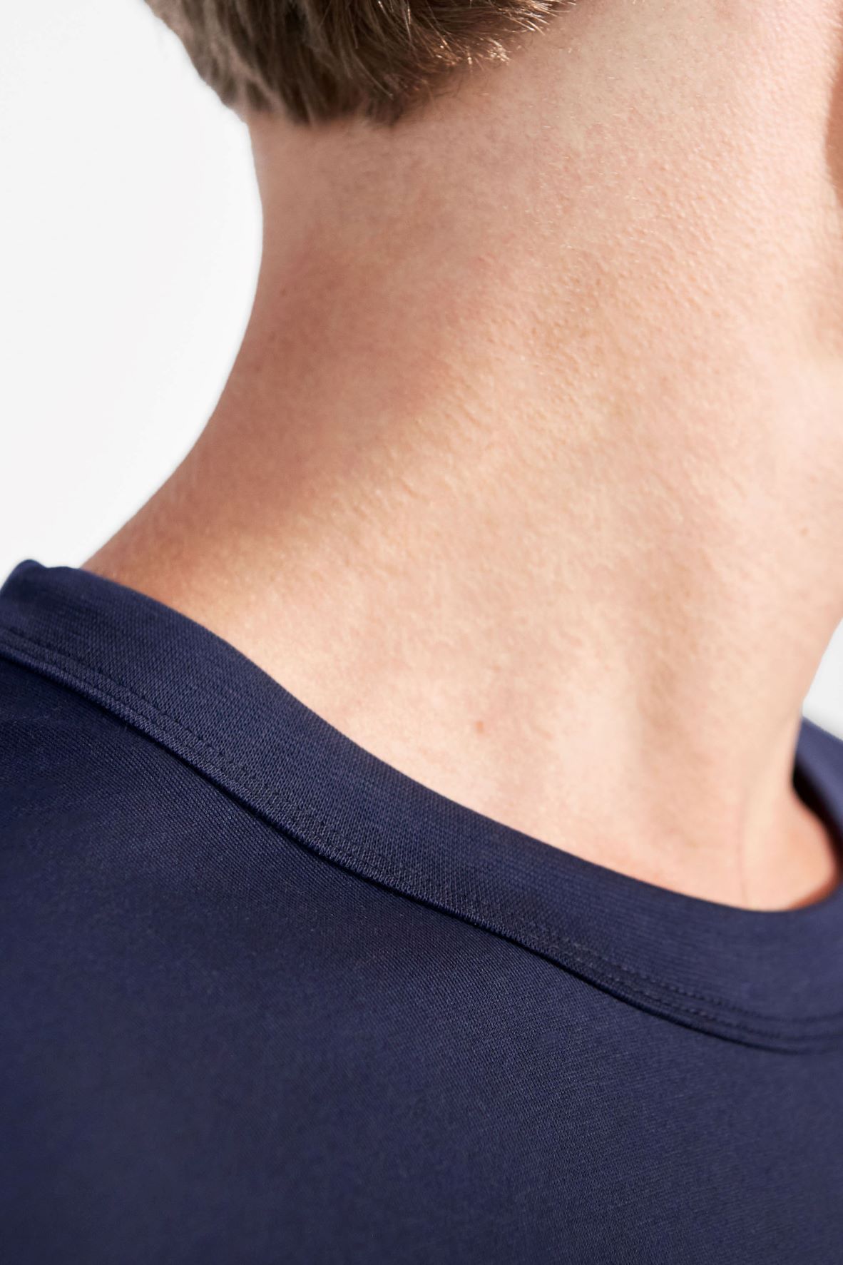 Bread & Boxer Crew-Neck Pima Navy Blue
