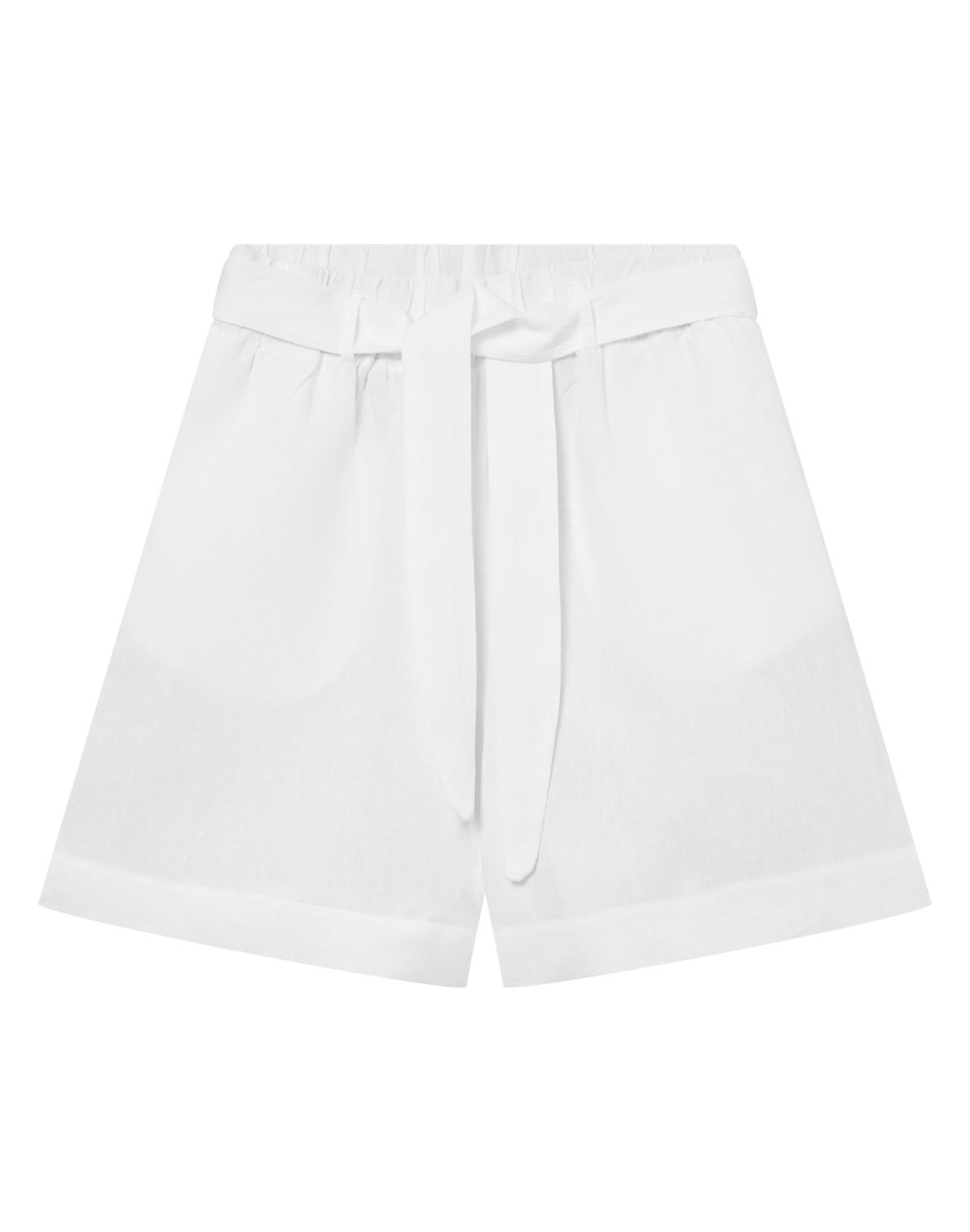 Line City Shorts White
