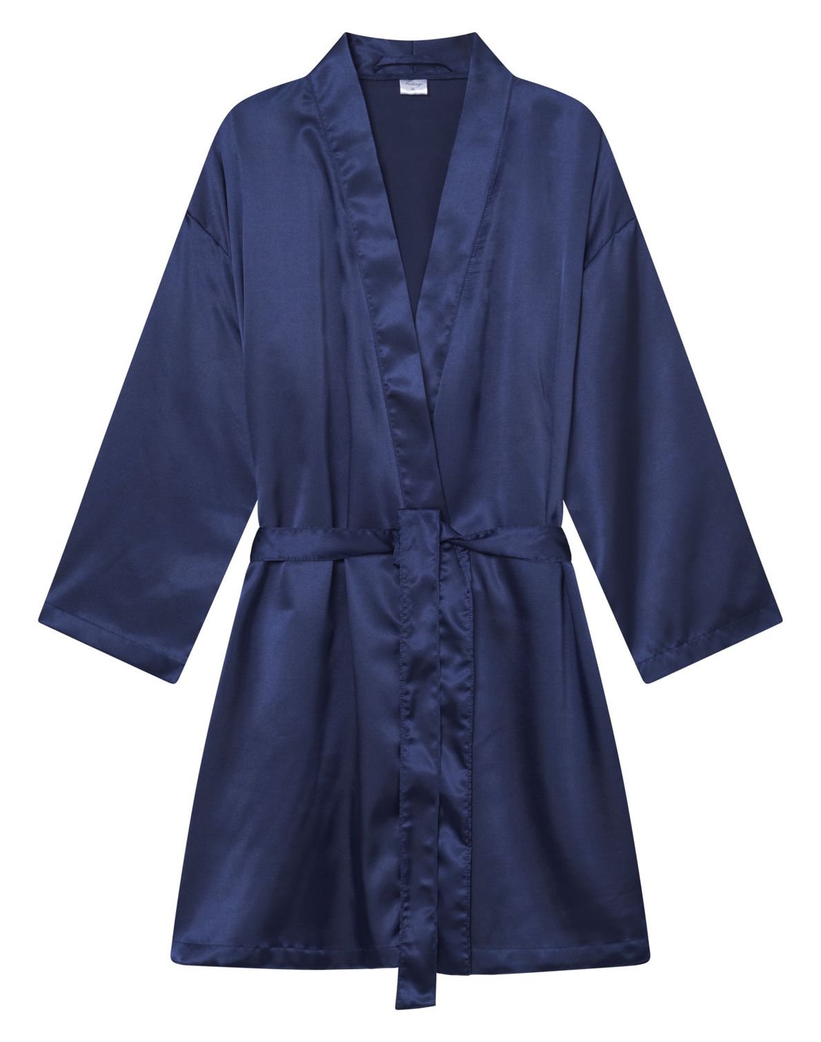 Julie Satin Kimono Dusty Blue