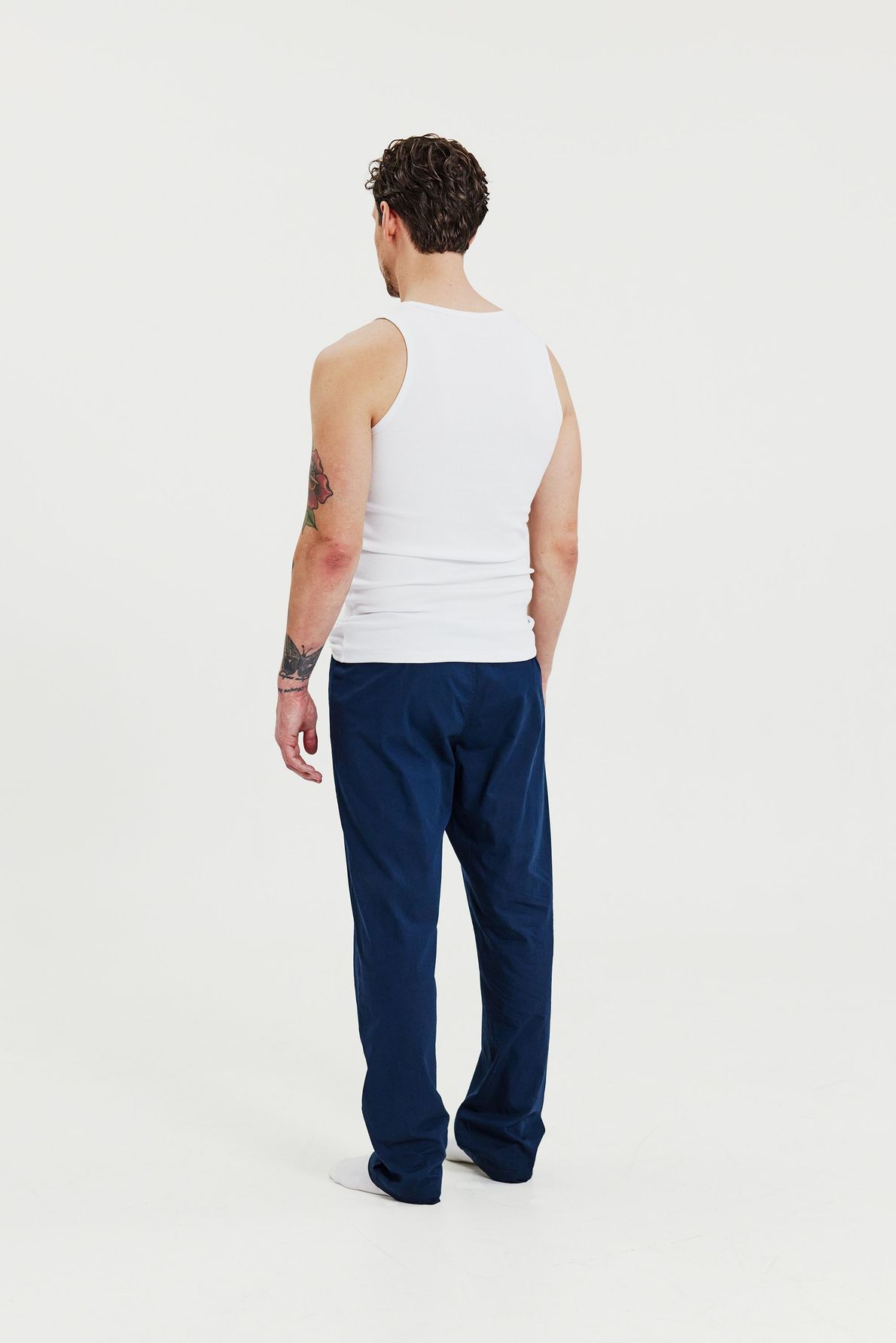 Bread & Boxer Woven Pyjama Pant Dark Navy
