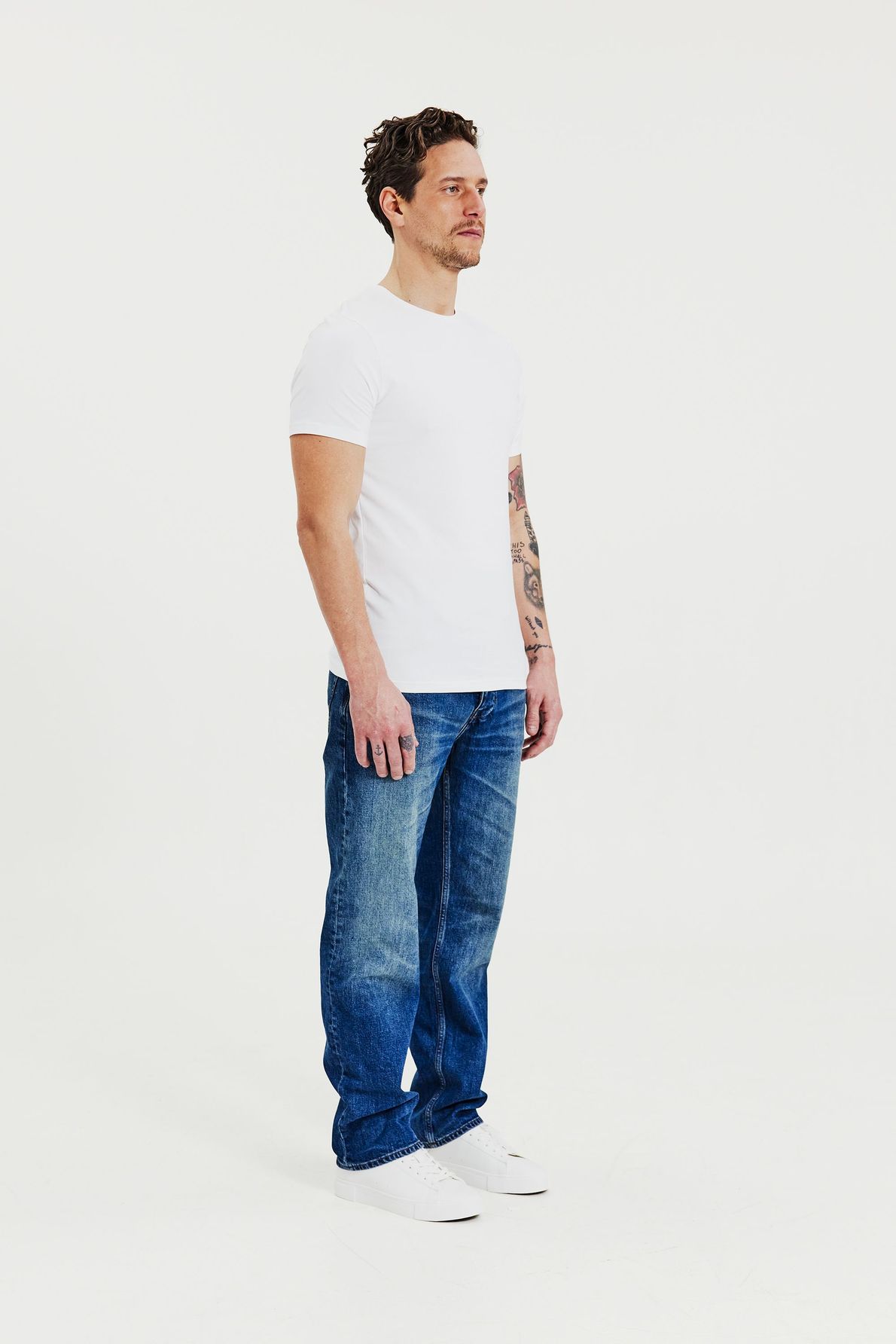 Bread & Boxer 2*Crew-Neck White