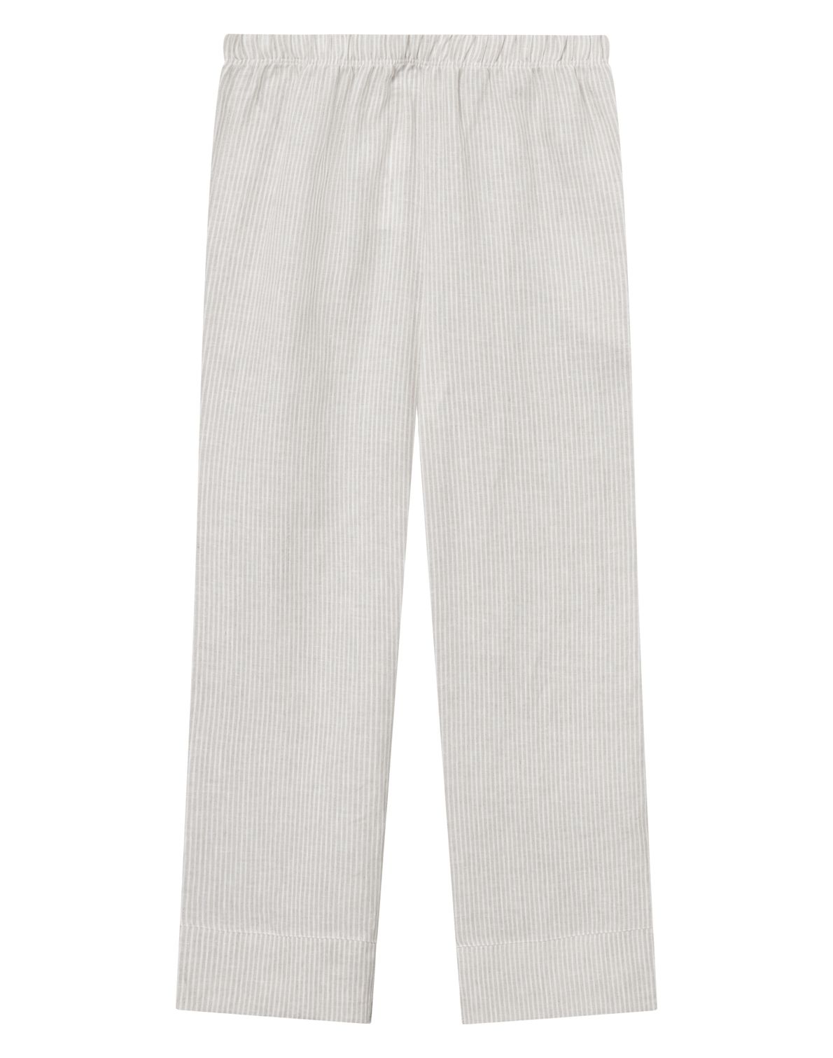Line Pants Beige Stripes