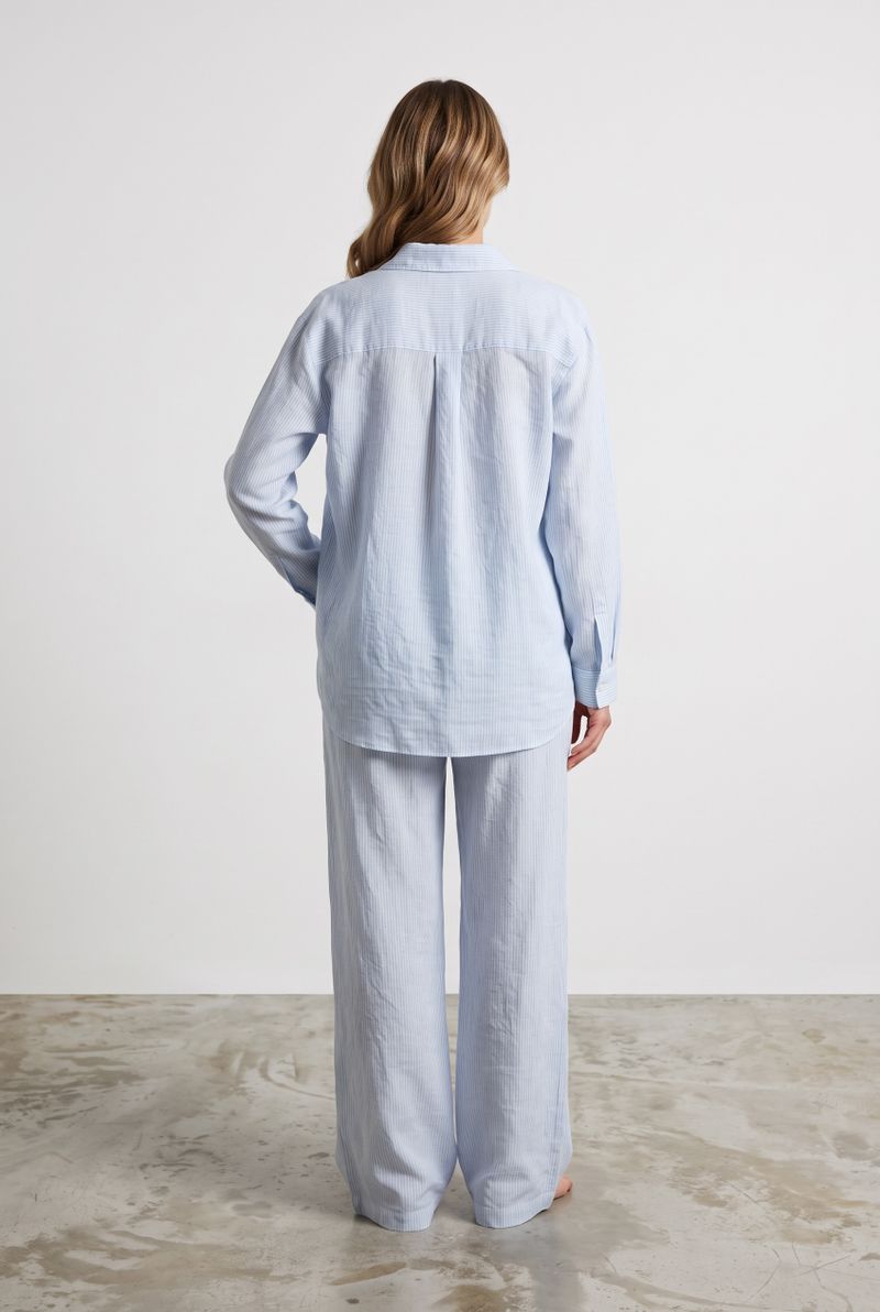 Line Shirt Blue Stripes