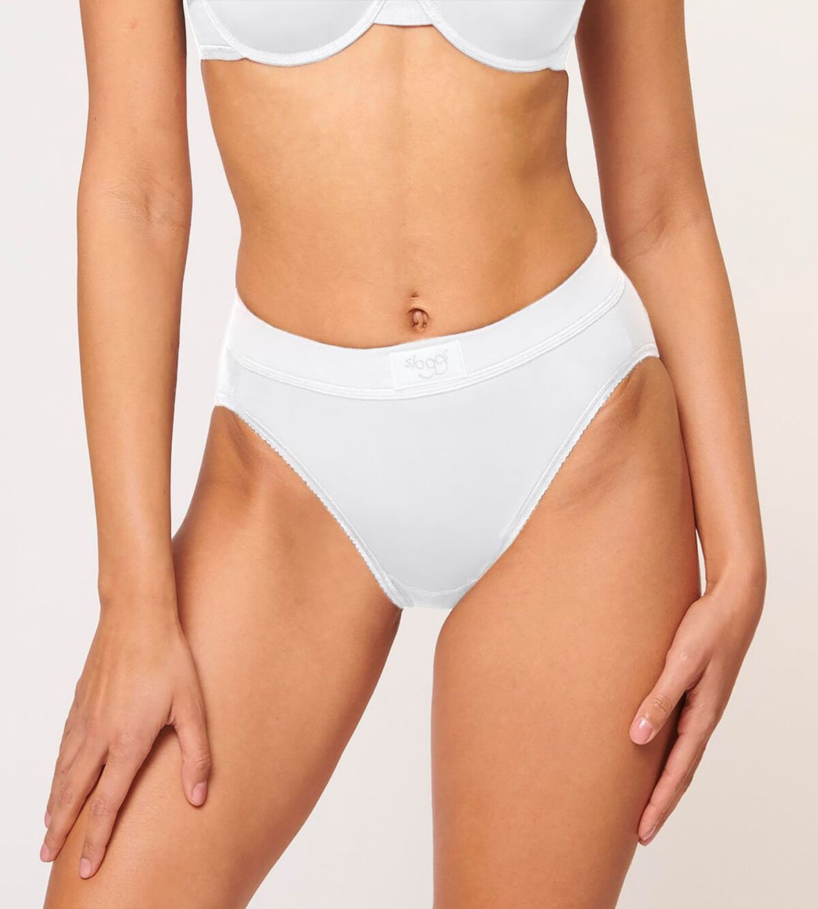 Sloggi Double Comfort T Tai White 0003