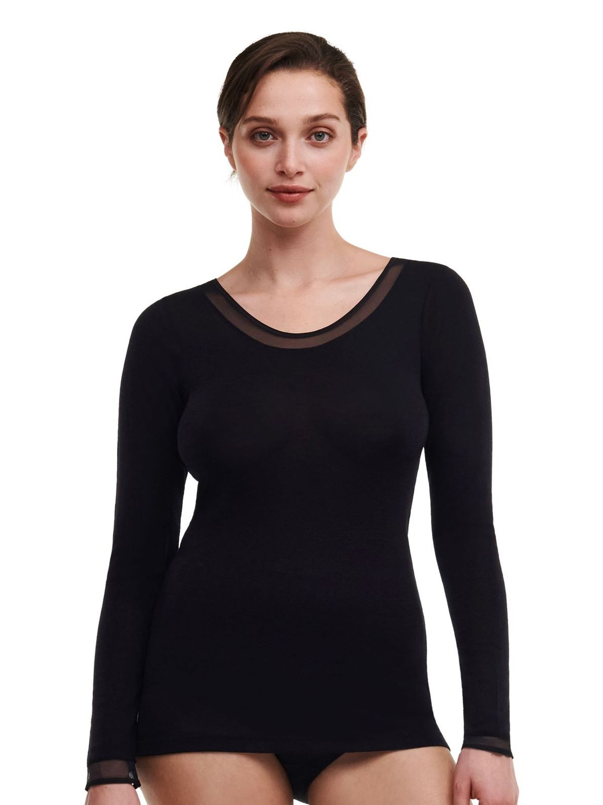 N1584-Dh Juliana T-Shirt L/S Black