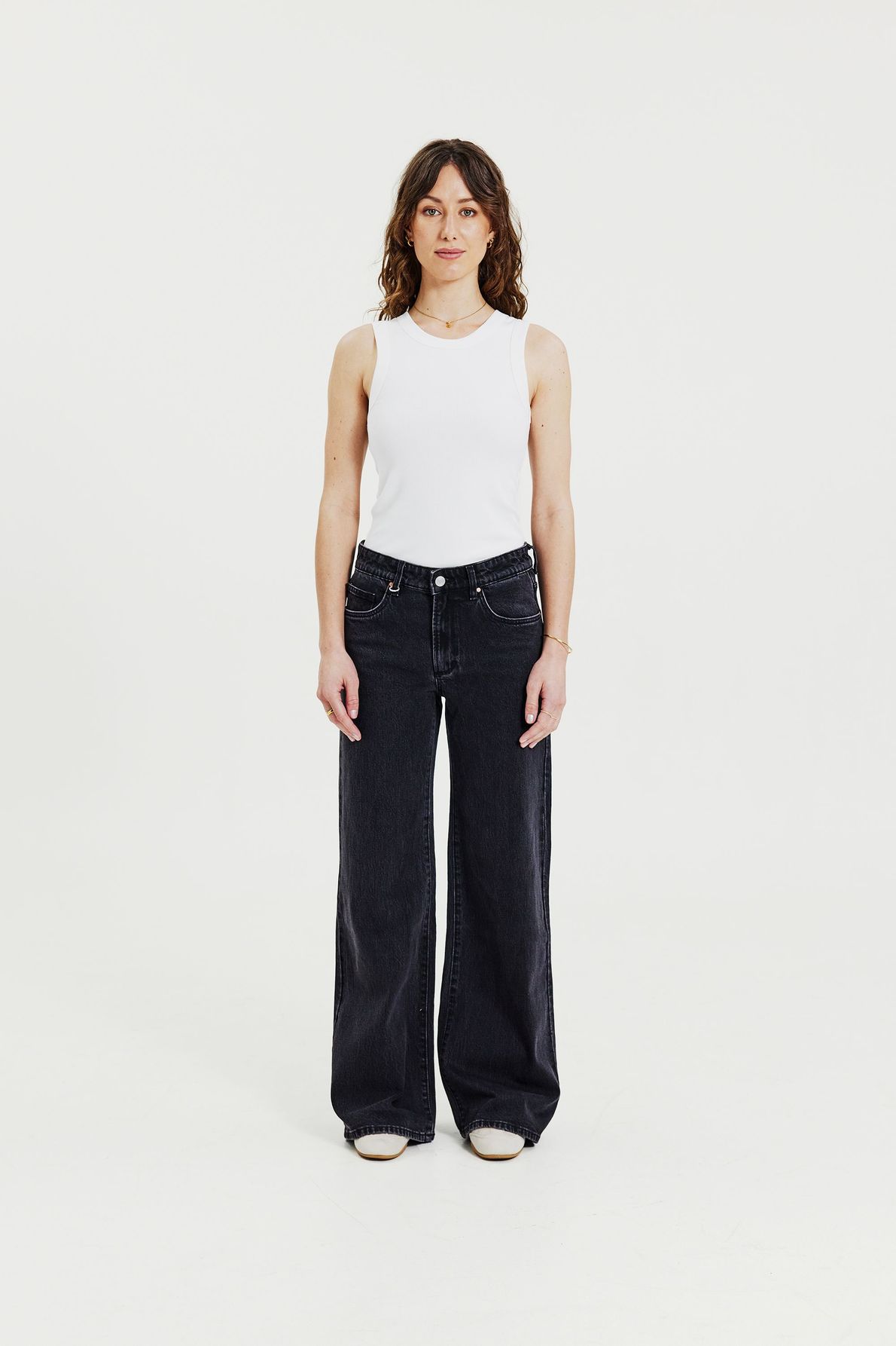Bread & Boxer Crew-Neck Ribbed White