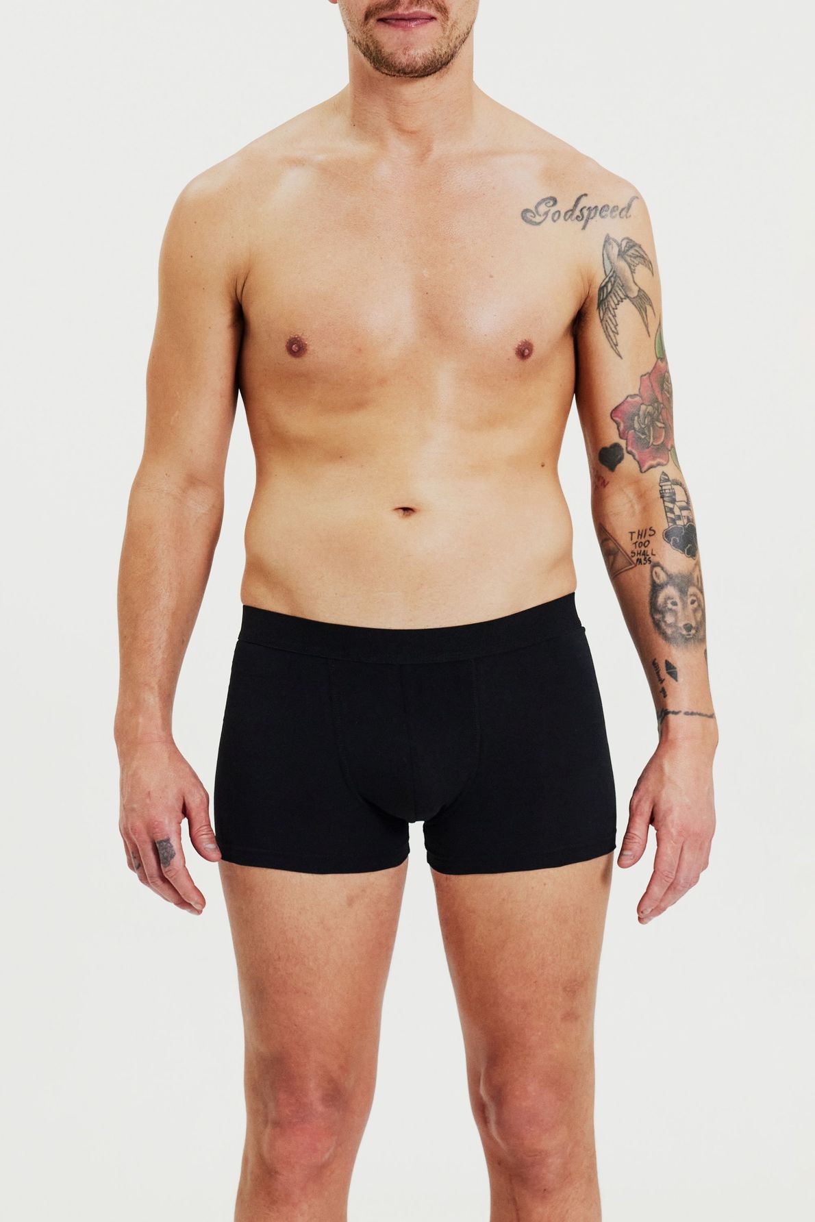 Bread & Boxer 3-Pack Boxer Brief Black