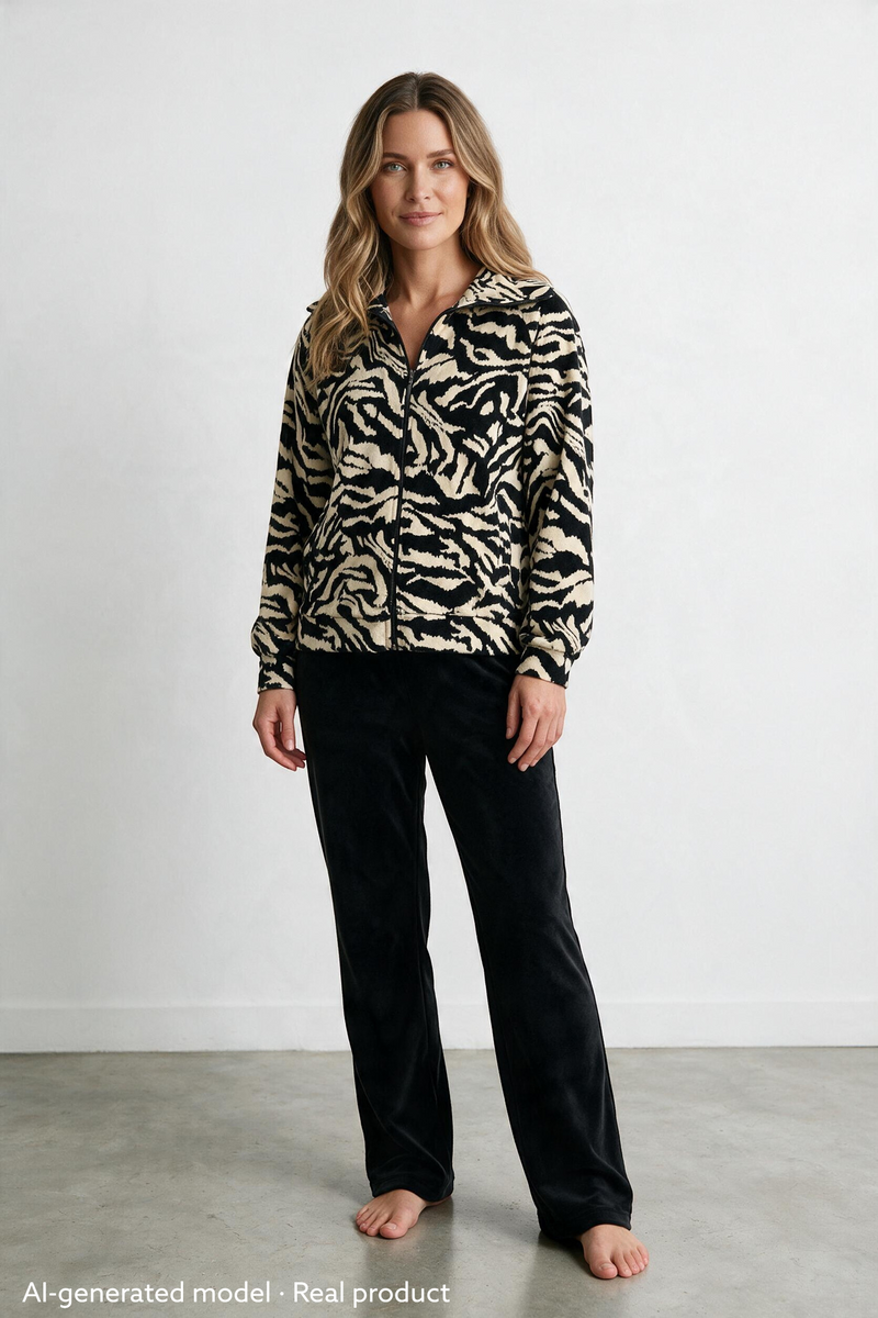 Vivian Jacket Velour Tanzania