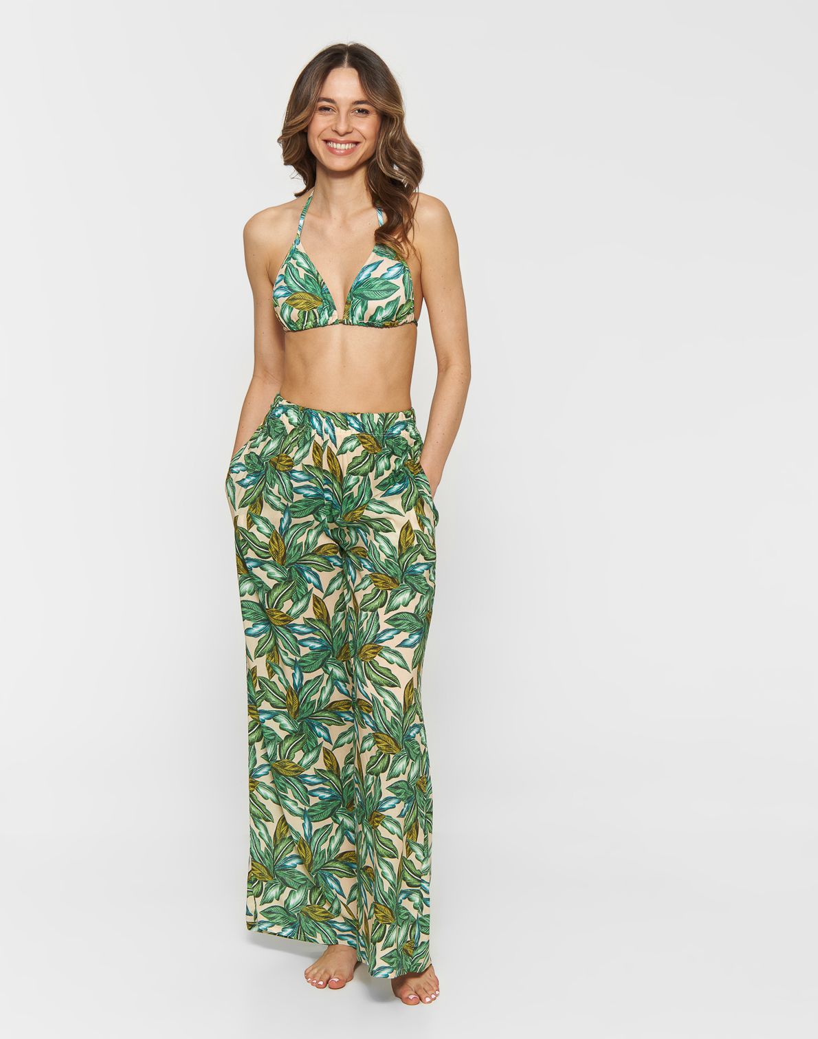 Sanna Pants Print Cocoa Beach