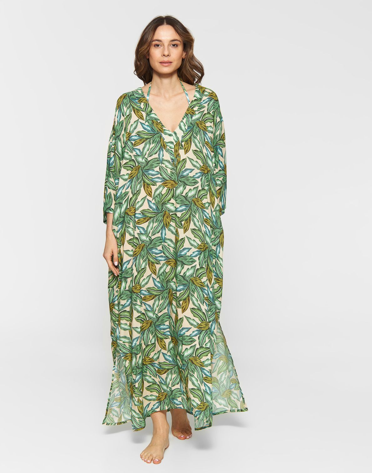 Linn Dress Print Cocoa Beach
