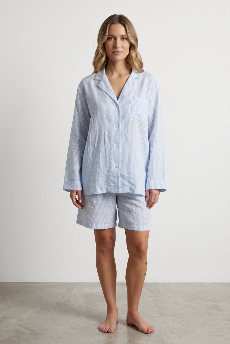 Line Shirt Blue Stripes
