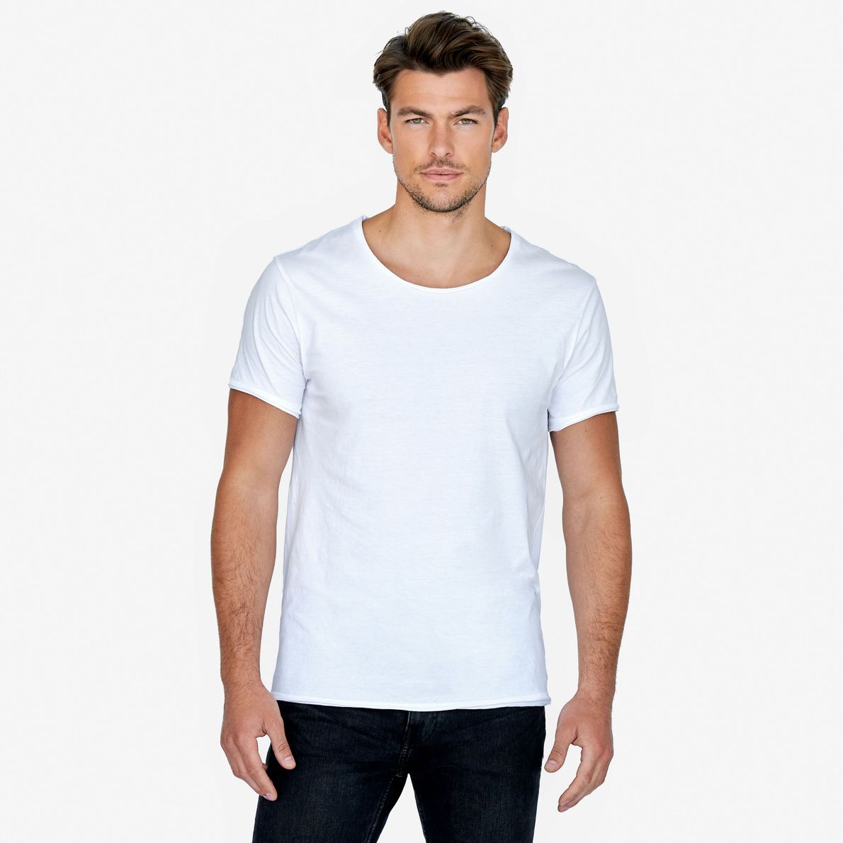 Bread & Boxer Crew-Neck Relaxed White