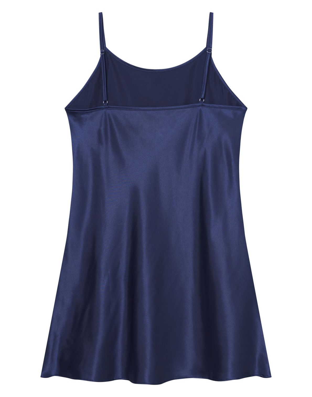 Julie Satin Dress Dusty Blue