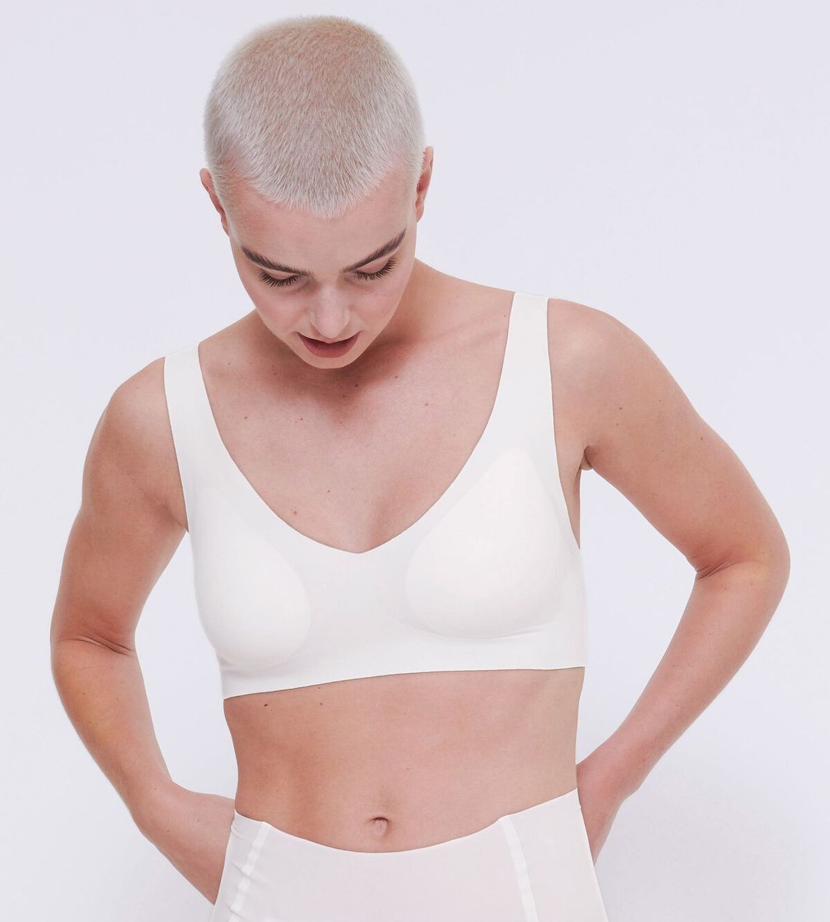 Sloggi Zero Feel 2.0 Bralette Silk White Gz