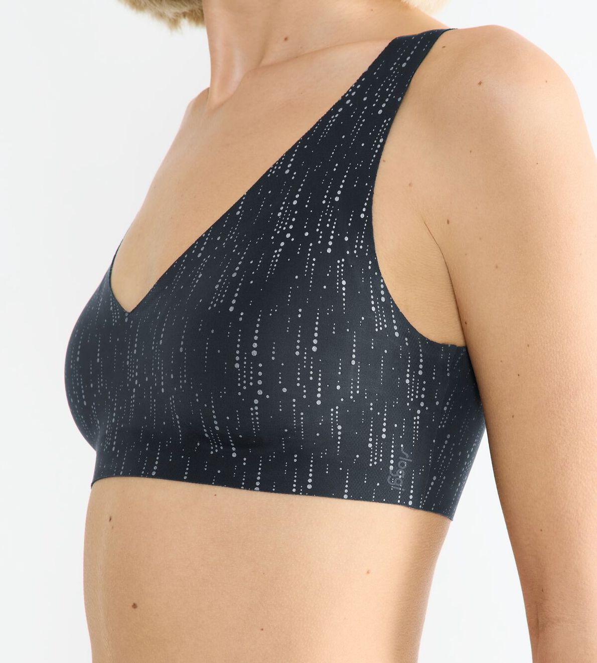 Sloggi Zero Feel 2.0 Festive Bralette Black Combination M014