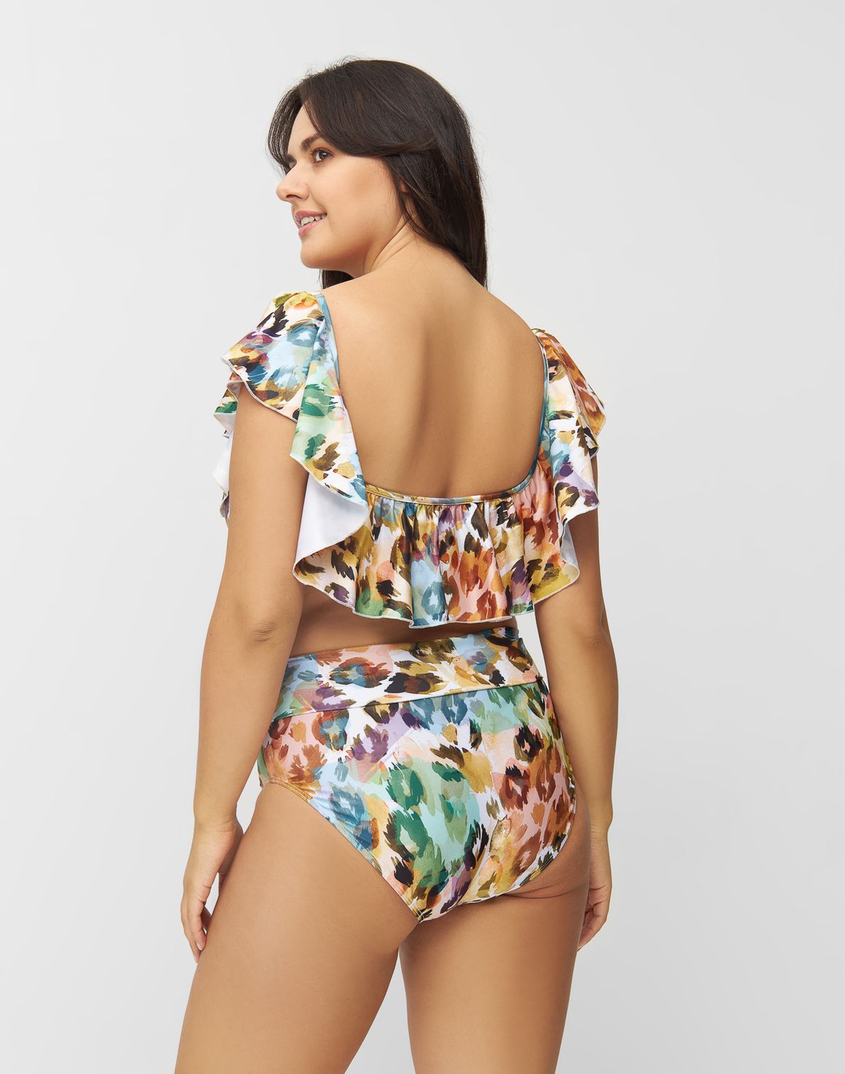 Carmen Top Mavi Beige