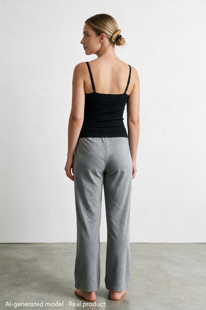 Kim Trousers Velour Grey