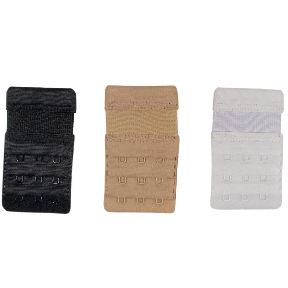 38Be Bra Extender White-Black-Skin