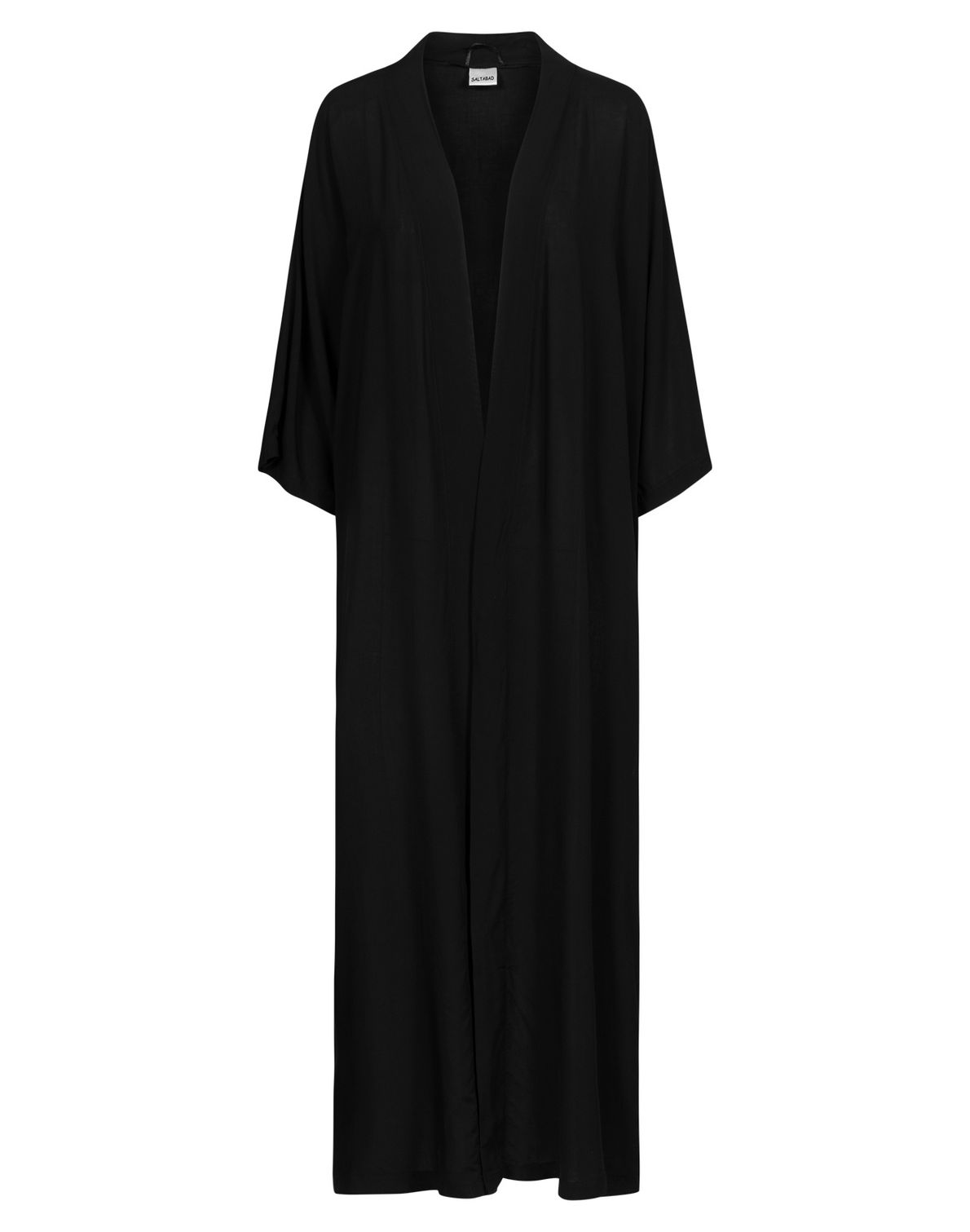 Kimono Long Plain Black