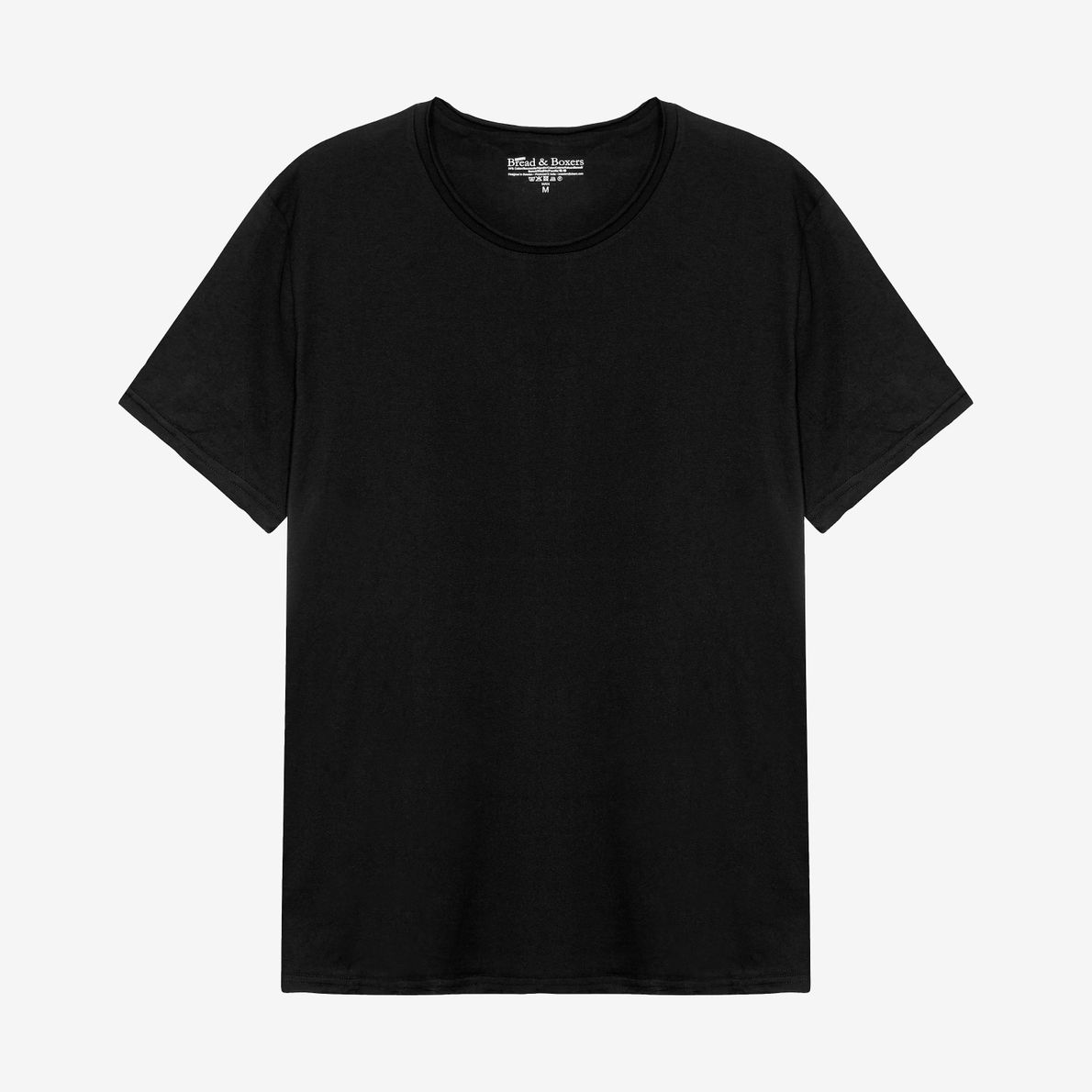 Bread & Boxer Crew-Neck Relaxed Black