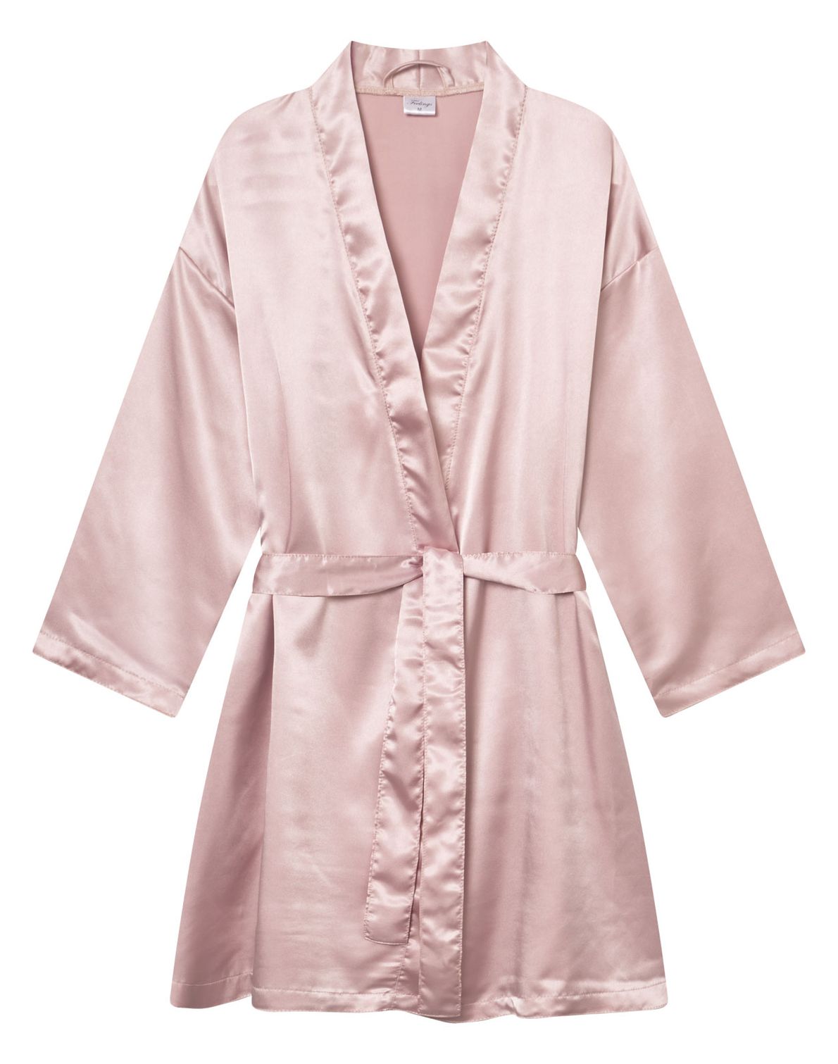 Julie Satin Kimono Dusty Pink