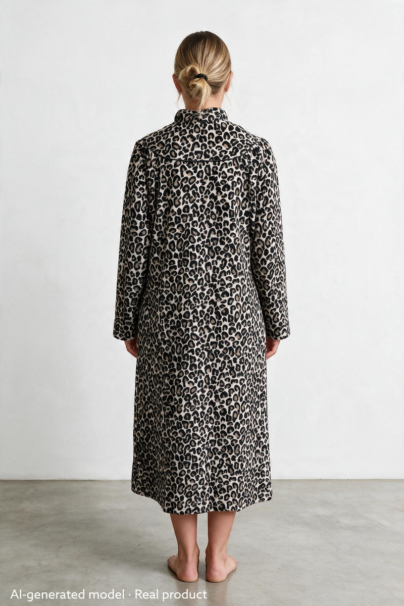 Doris Robe Velour Leo