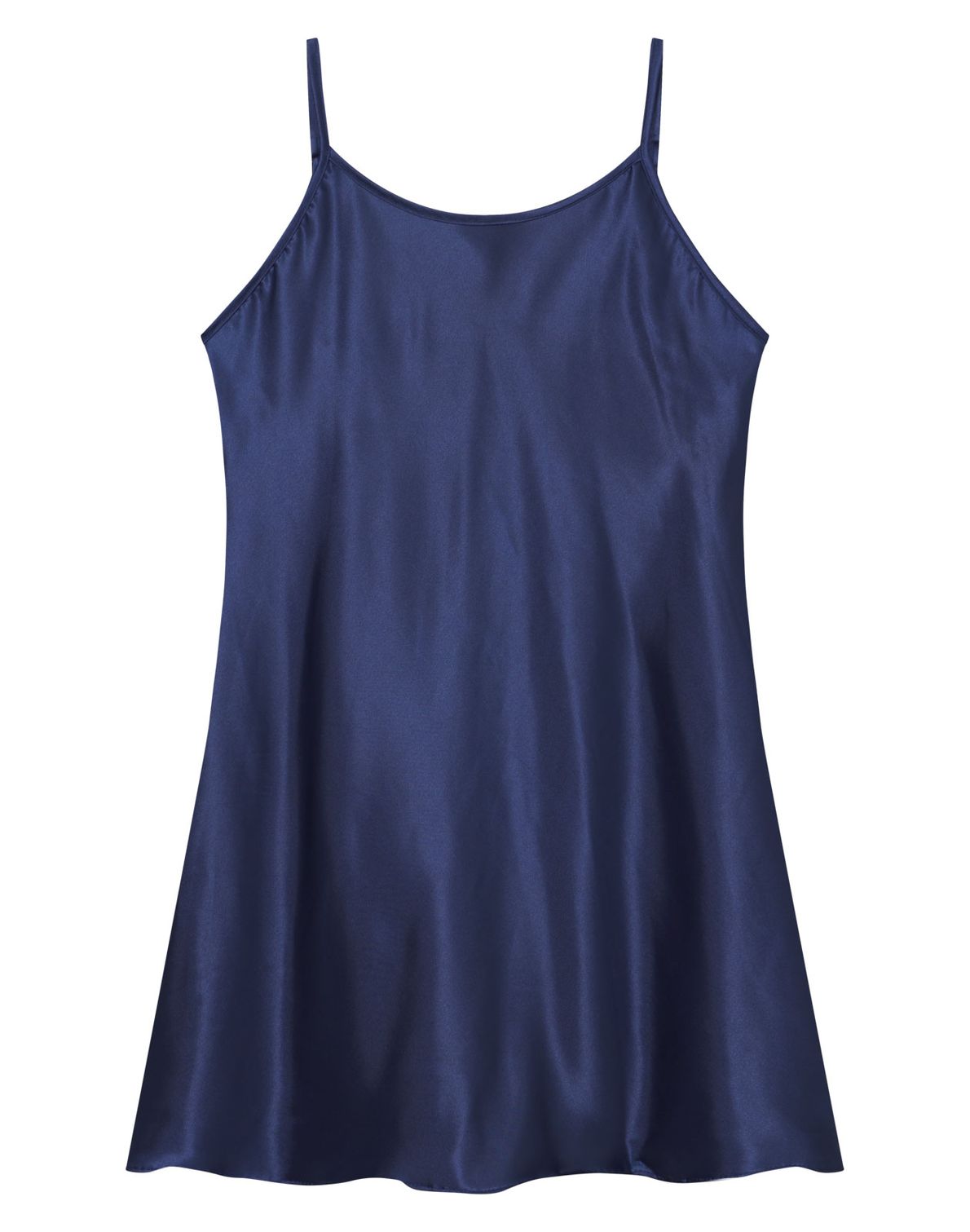 Julie Satin Dress Dusty Blue