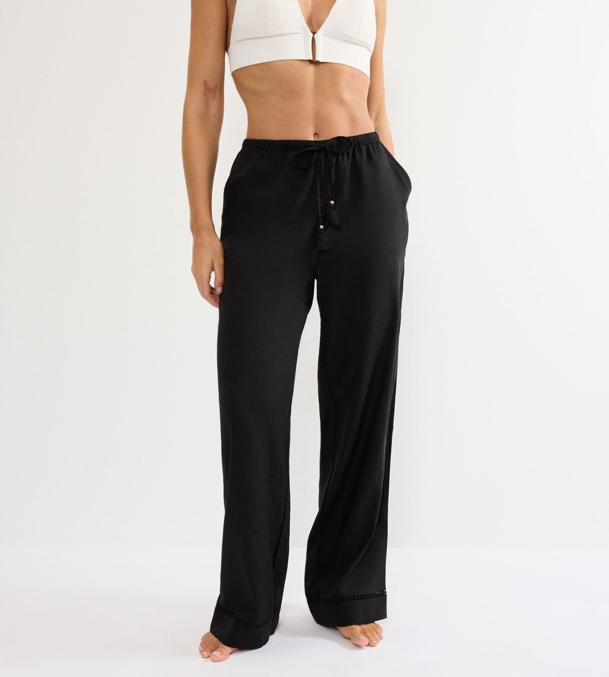 Summer Wear Trousers 01 Black 0004