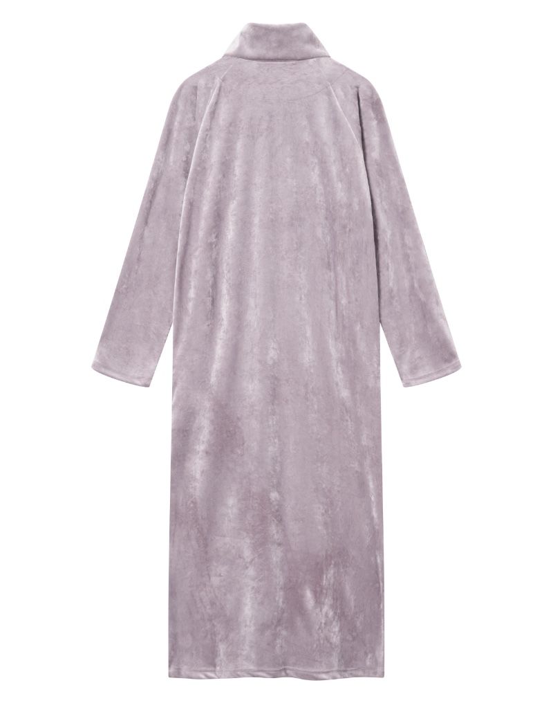 Rosita Robe Soft Soft Velour Lila Dark