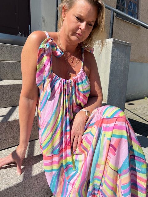 Gaby Dress Print Palm Springs