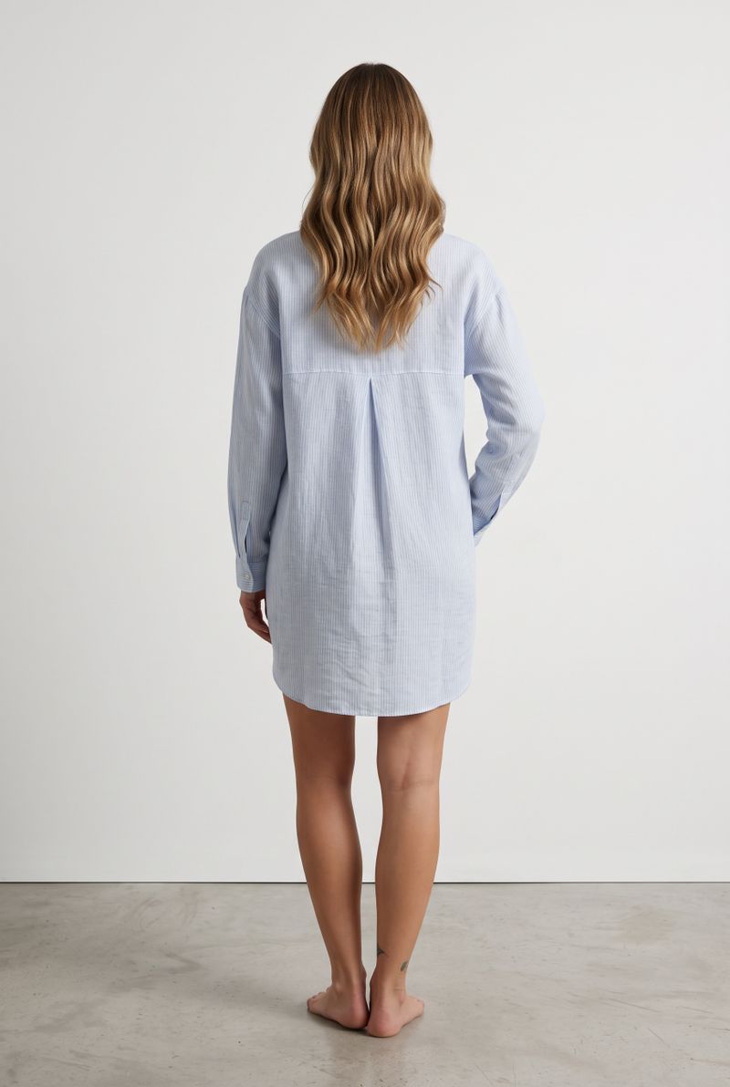Line Josefine Shirt Blue Stripes