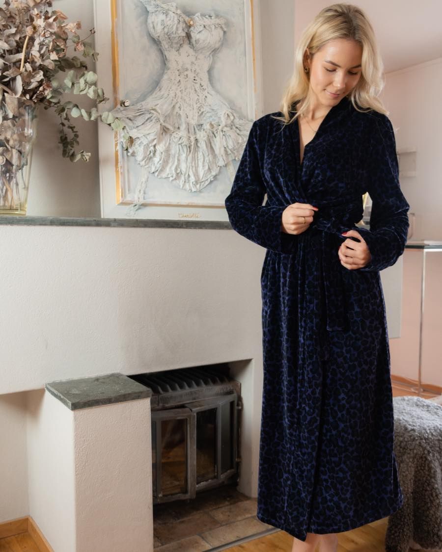 Stockholm Robe Velour Savannah
