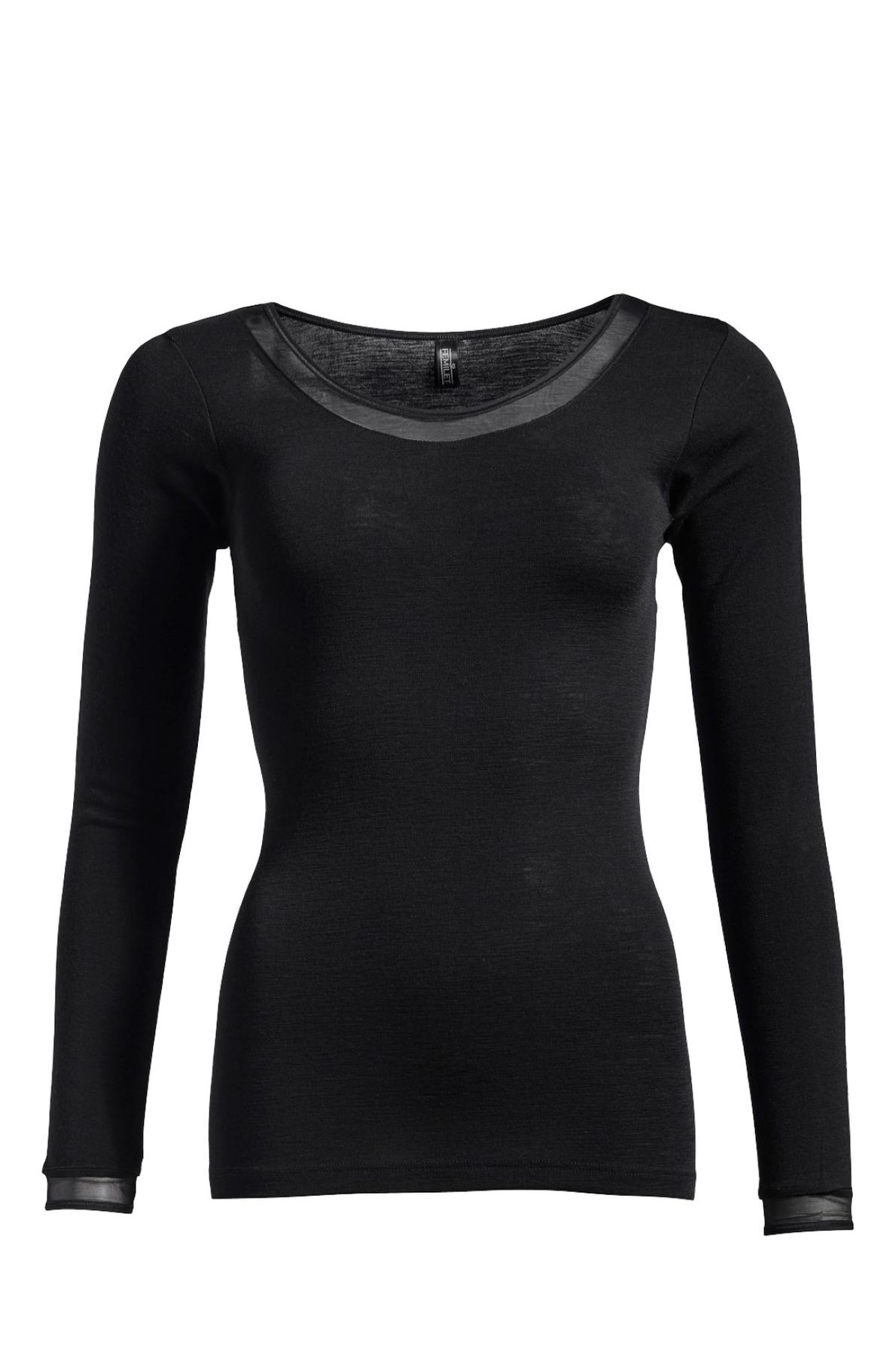 N1584-Dh Juliana T-Shirt L/S Black