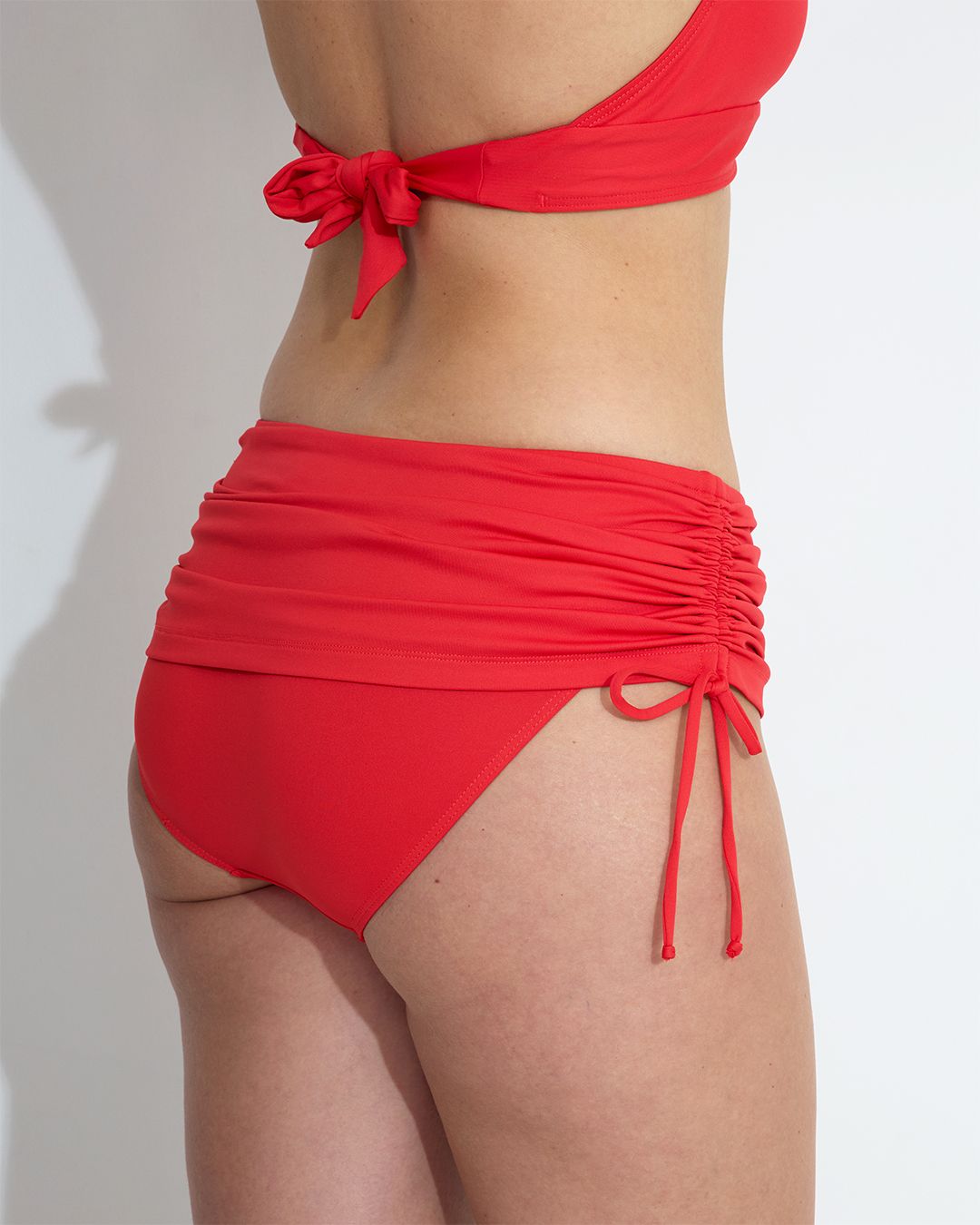 Bikini Skirt With Pantie Inside Red