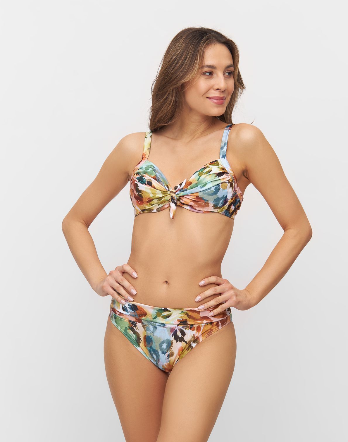 Fold Down Tai Bottoms Mavi Beige