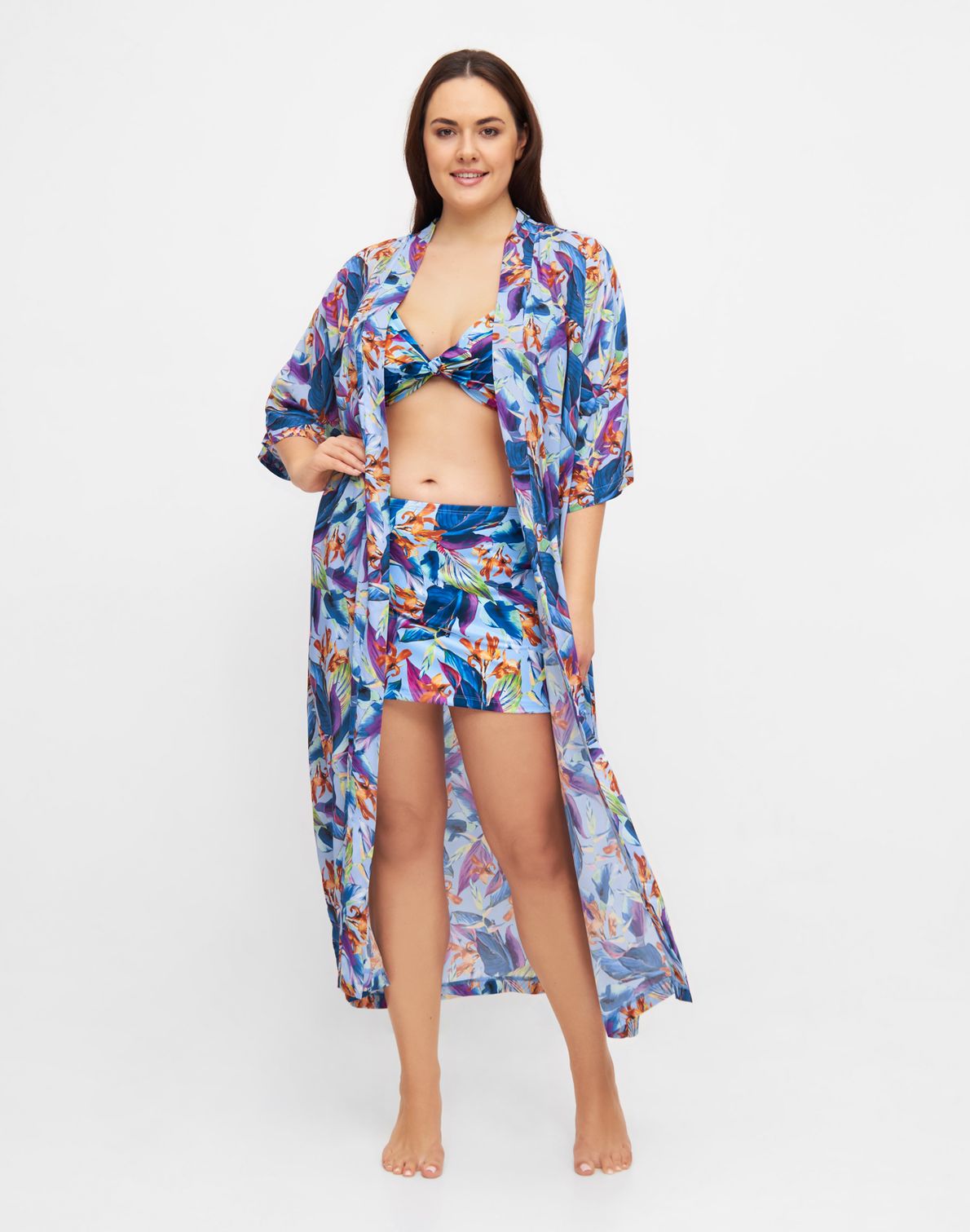Kimono Long Print Barcelona