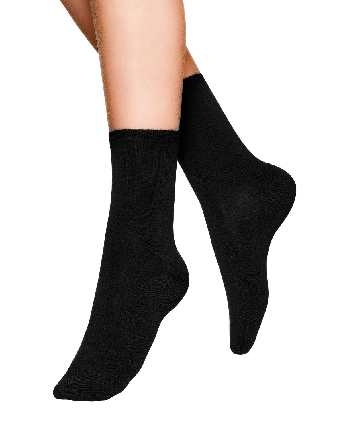 Vogue 95000 Merino Wool Socks Black 1210