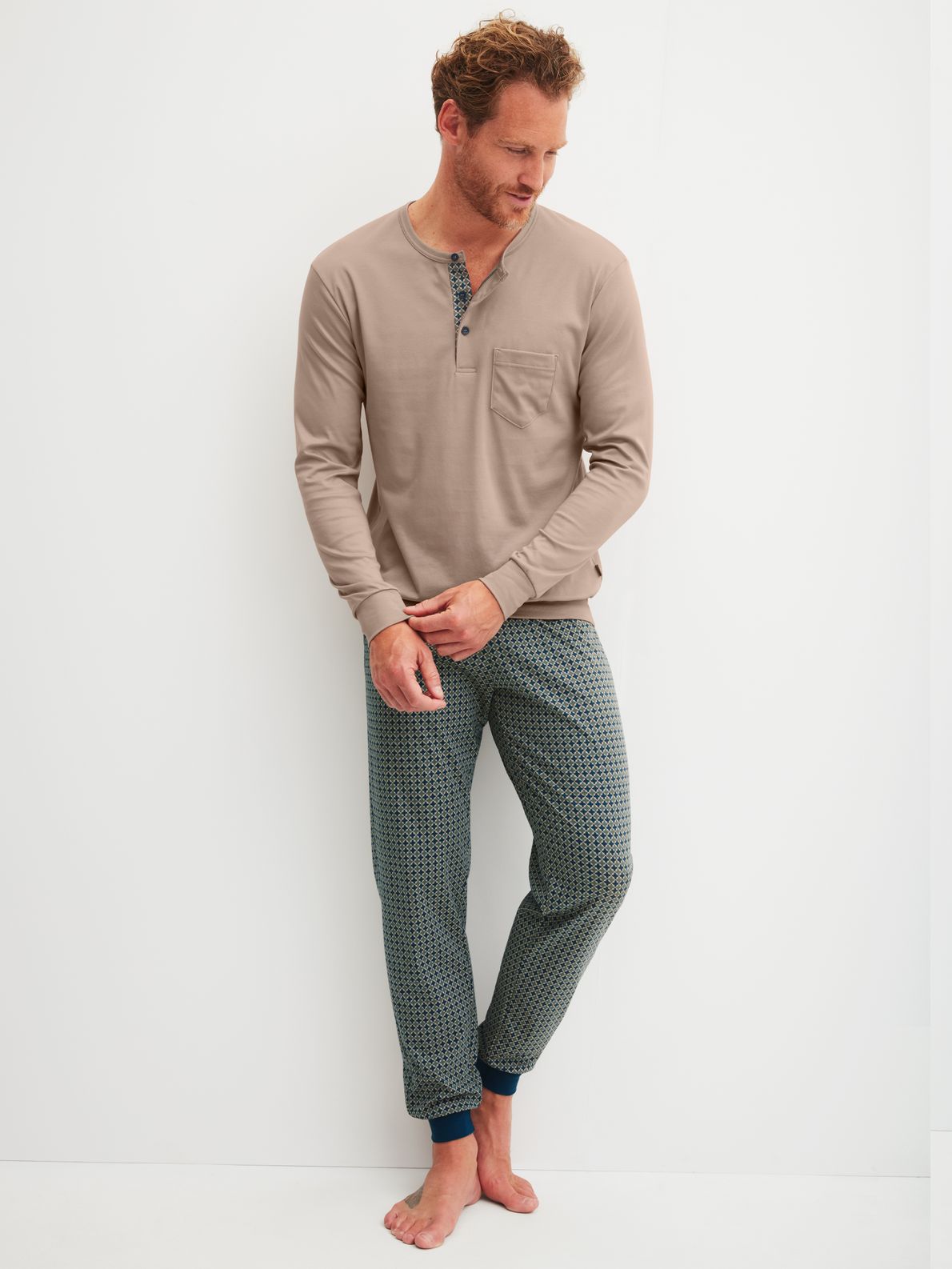 Calida 47581 Pyjamas Herr Warm Sands 912
